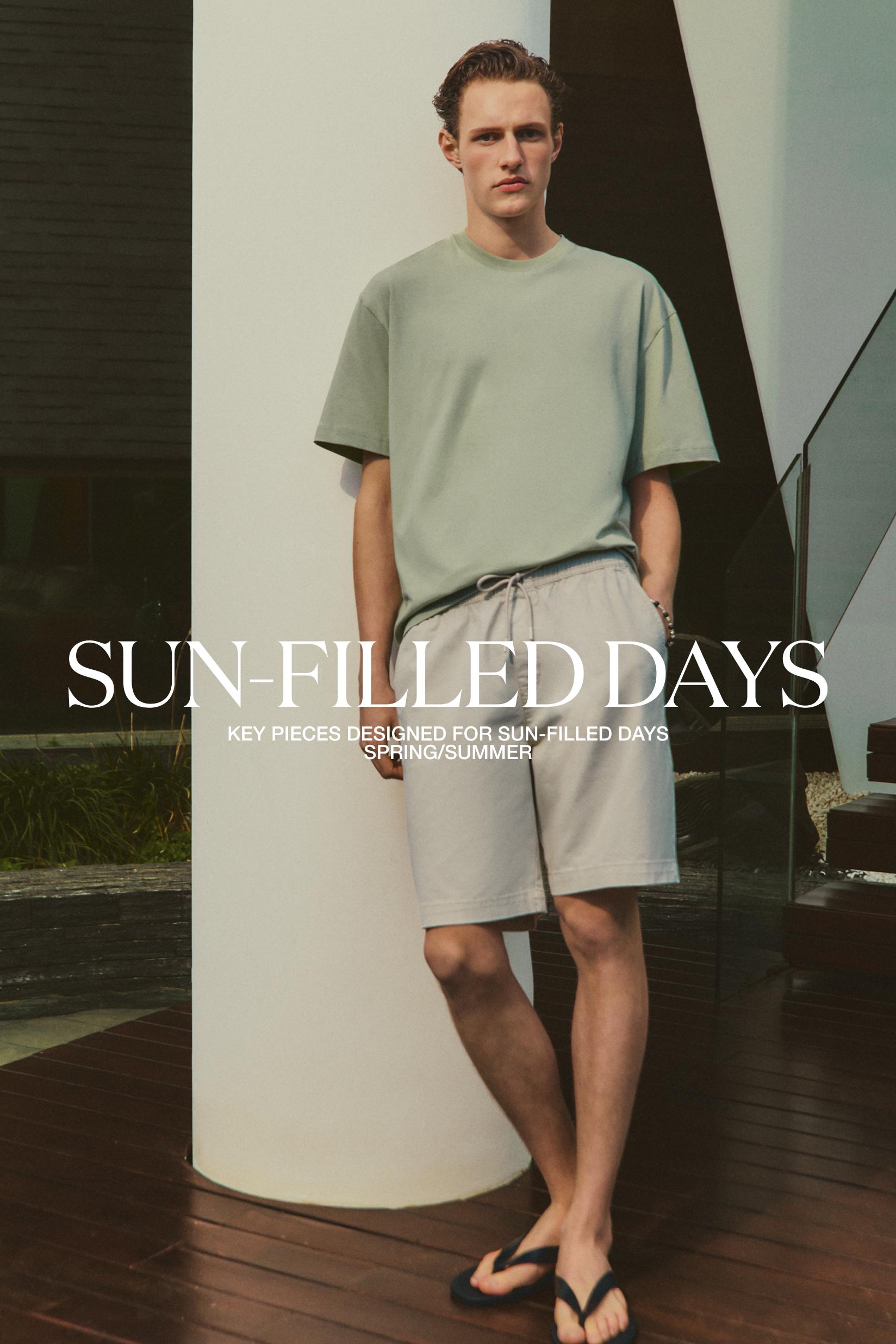Jogger Bermuda shorts — ECRU