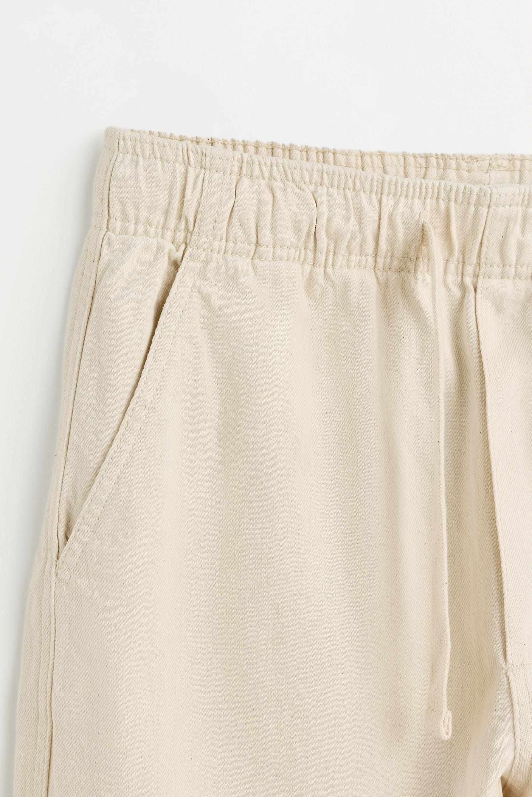 Baggy jogger jeans — ECRU