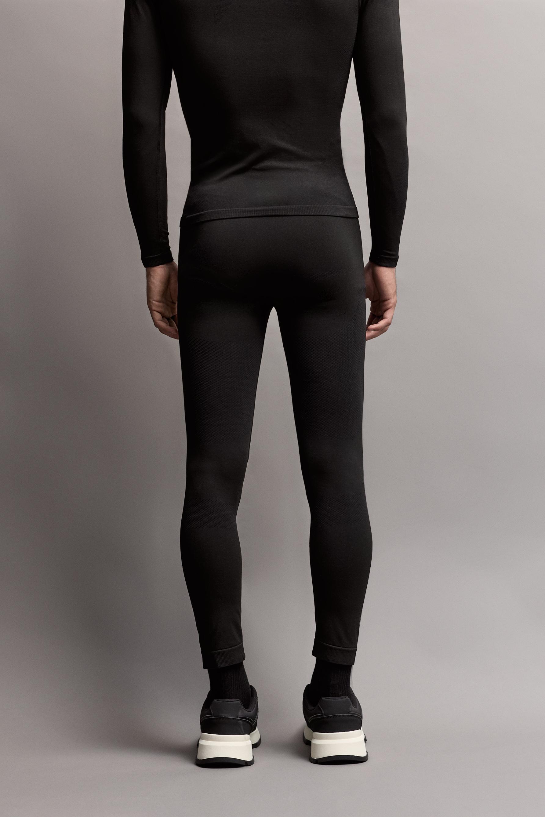 LIGHT WEIGHT thermal inner leggings (-4ºC to 9ºC) — BLACK