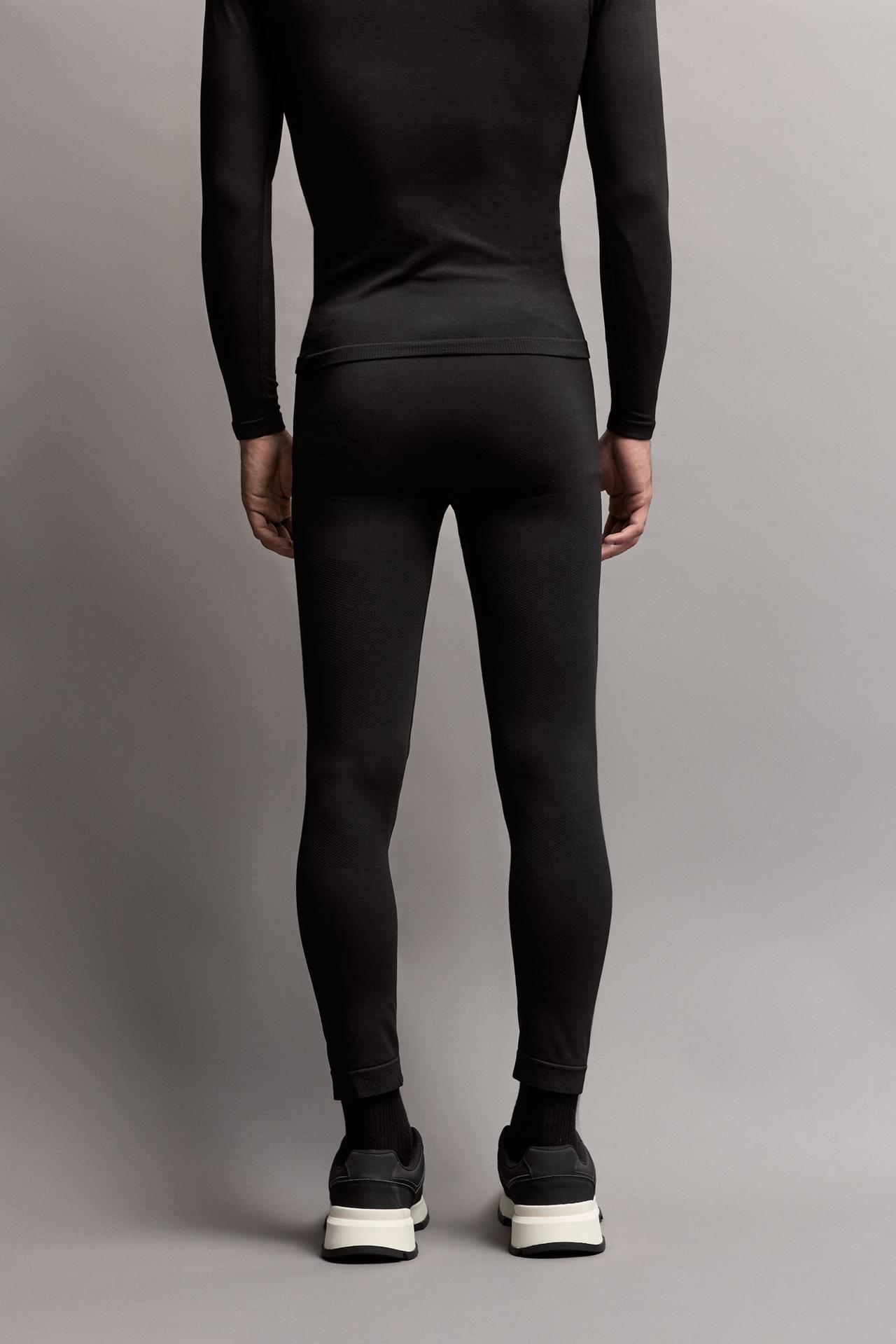 LIGHT WEIGHT thermal inner leggings (-4ºC to 9ºC) — BLACK