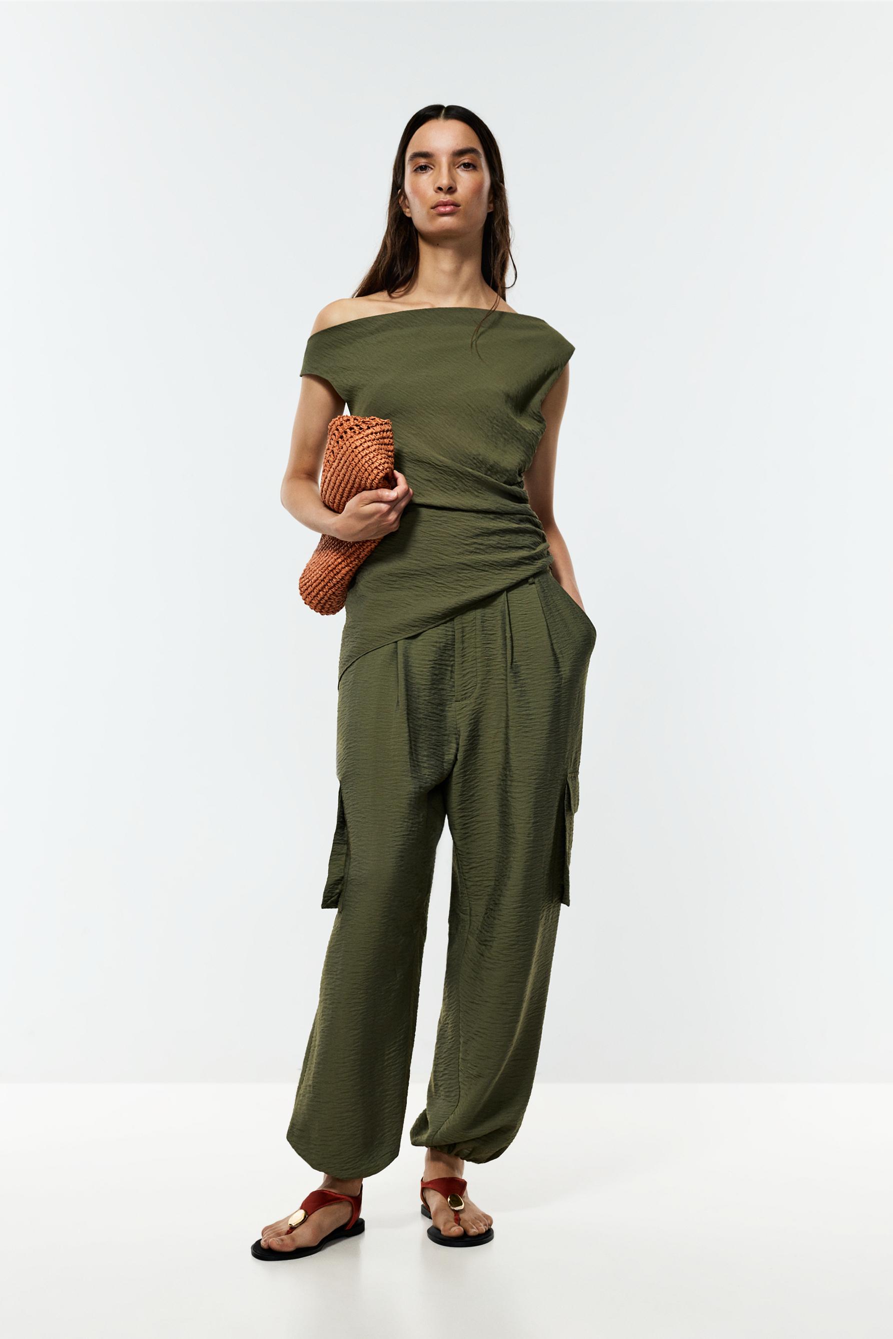 Cargo trousers — DARK KHAKI