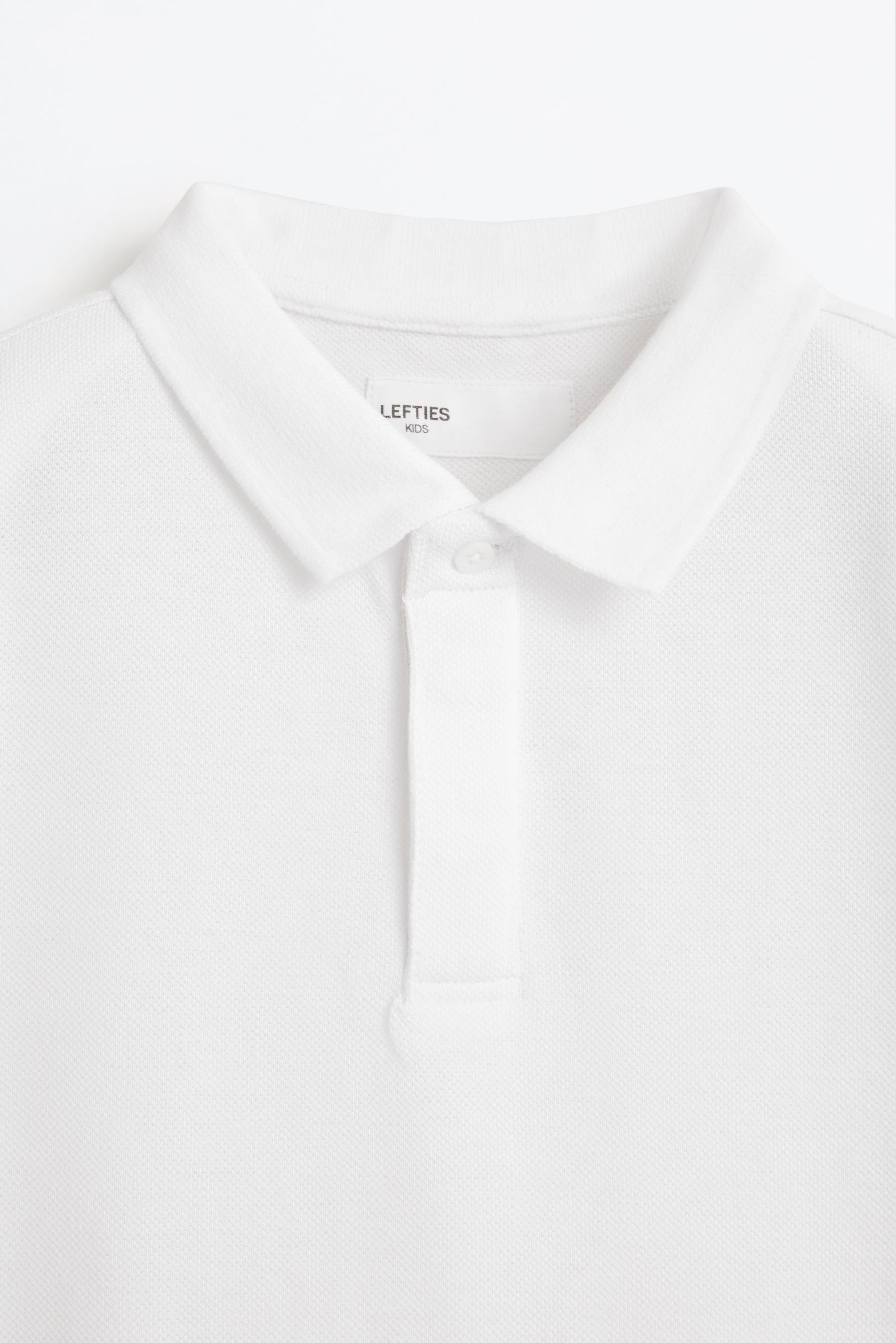 Basic polo shirt — WHITE