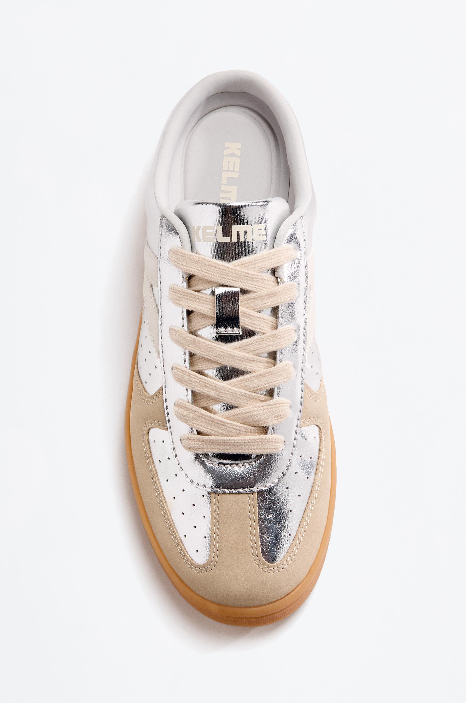 Lefties Gümüş Lefties Kelme arkası açık spor ayakkabı