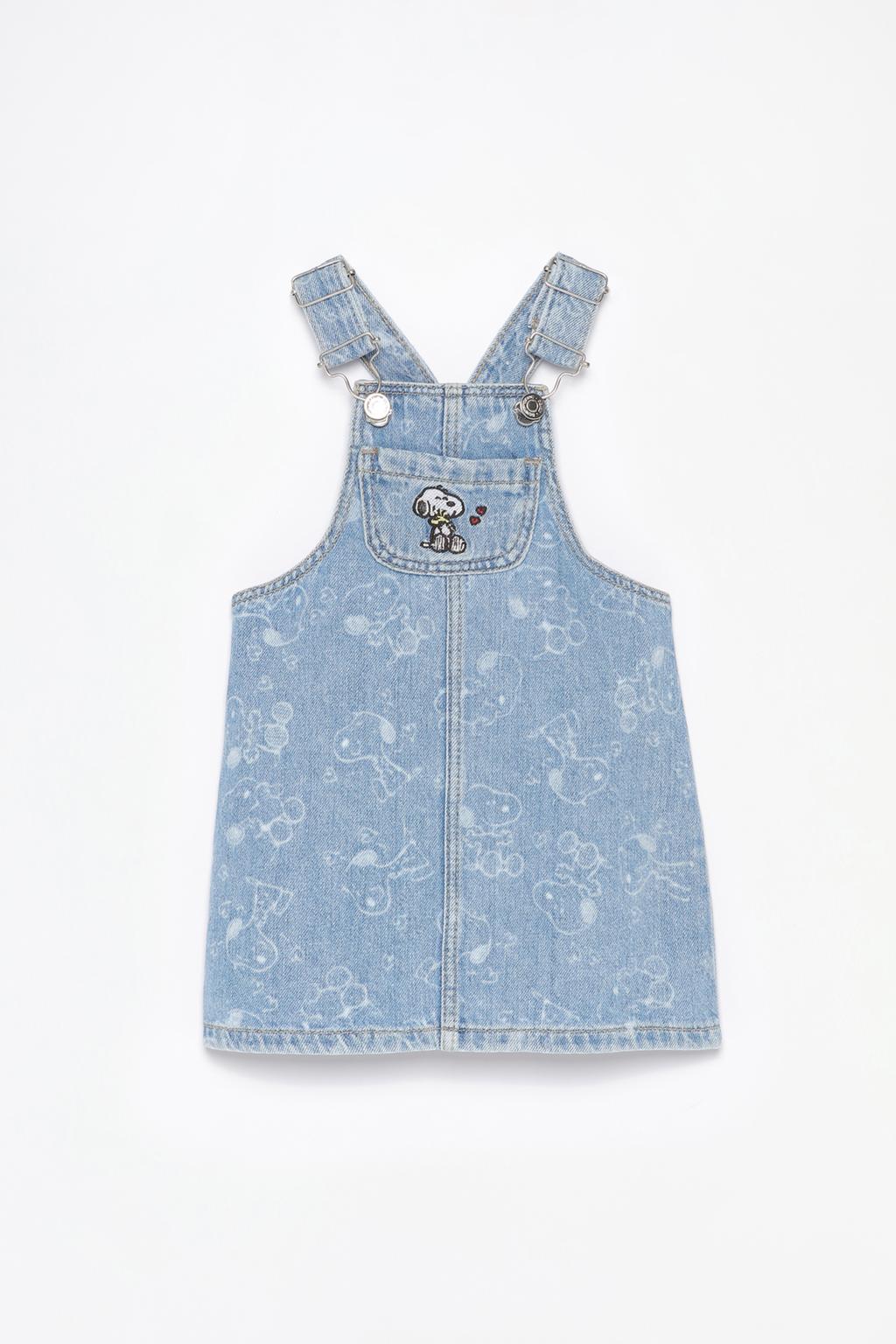 Salopette Snoopy Peanuts™ in denim