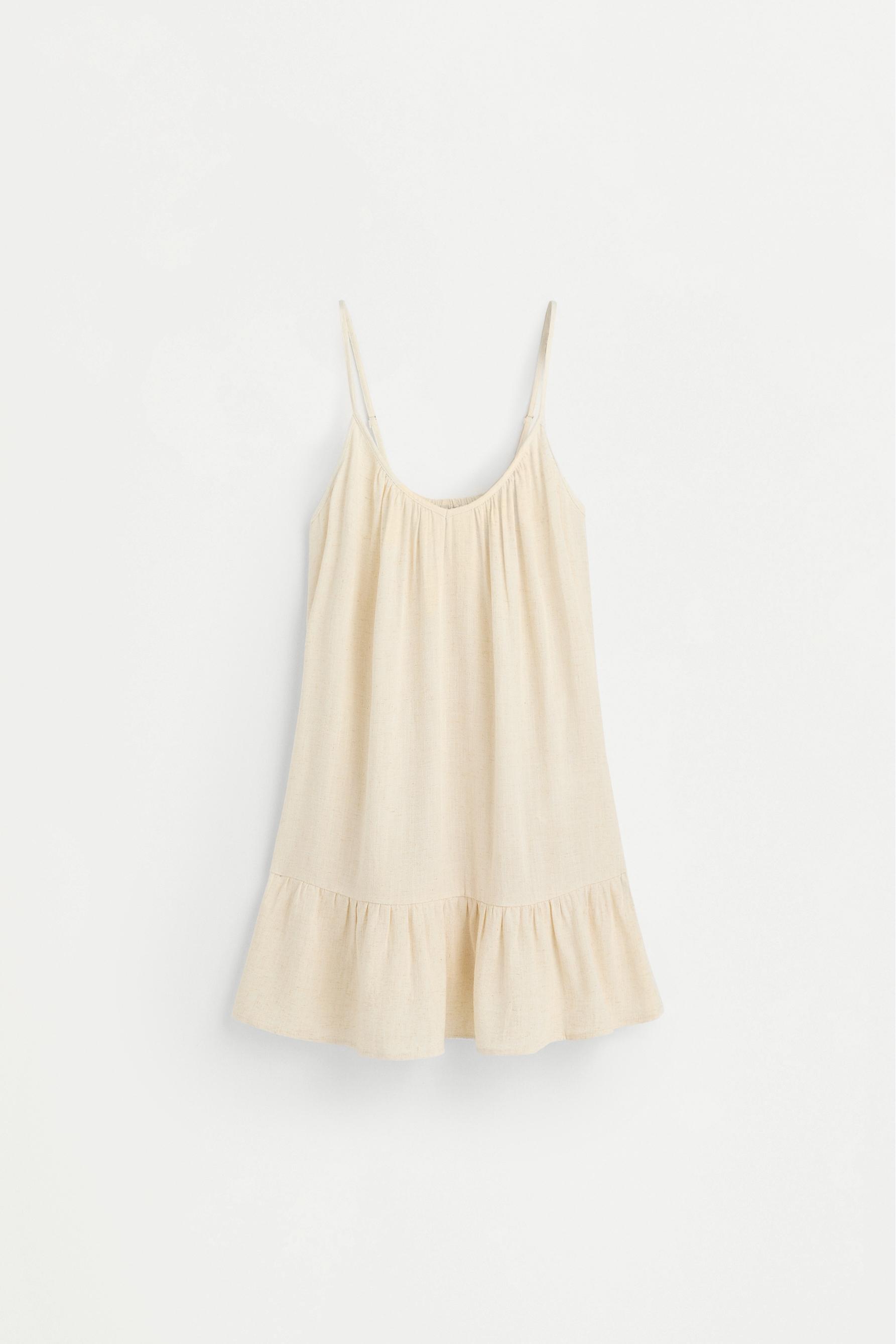 Short flowing dress — BEIGE