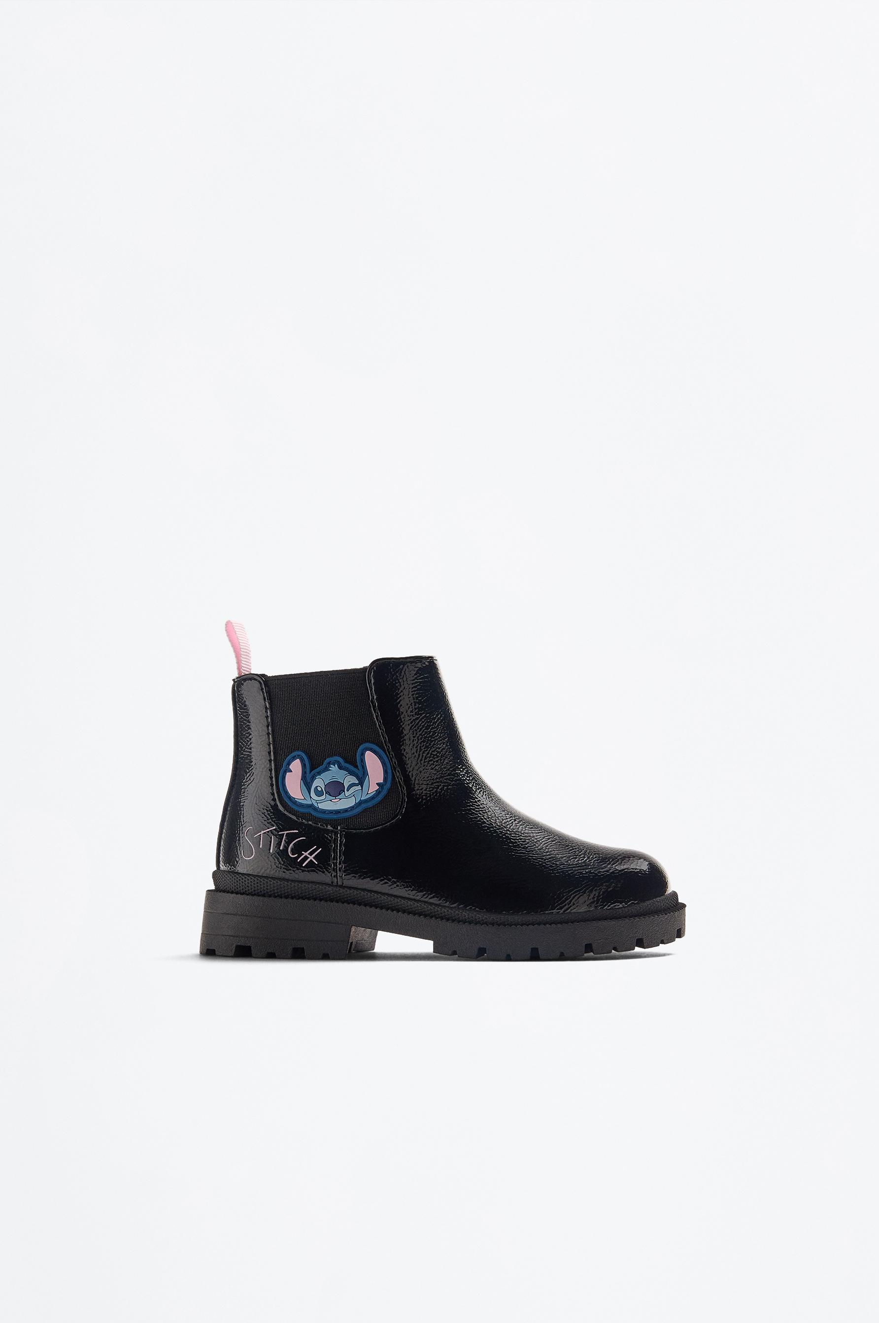 Lilo & Stitch ©Disney Chelsea boots — BLACK