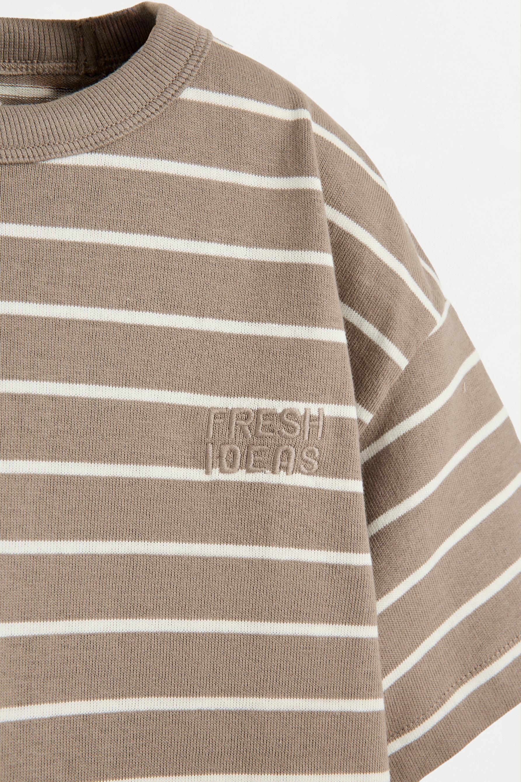 Heavy striped T-shirt — OCHRE