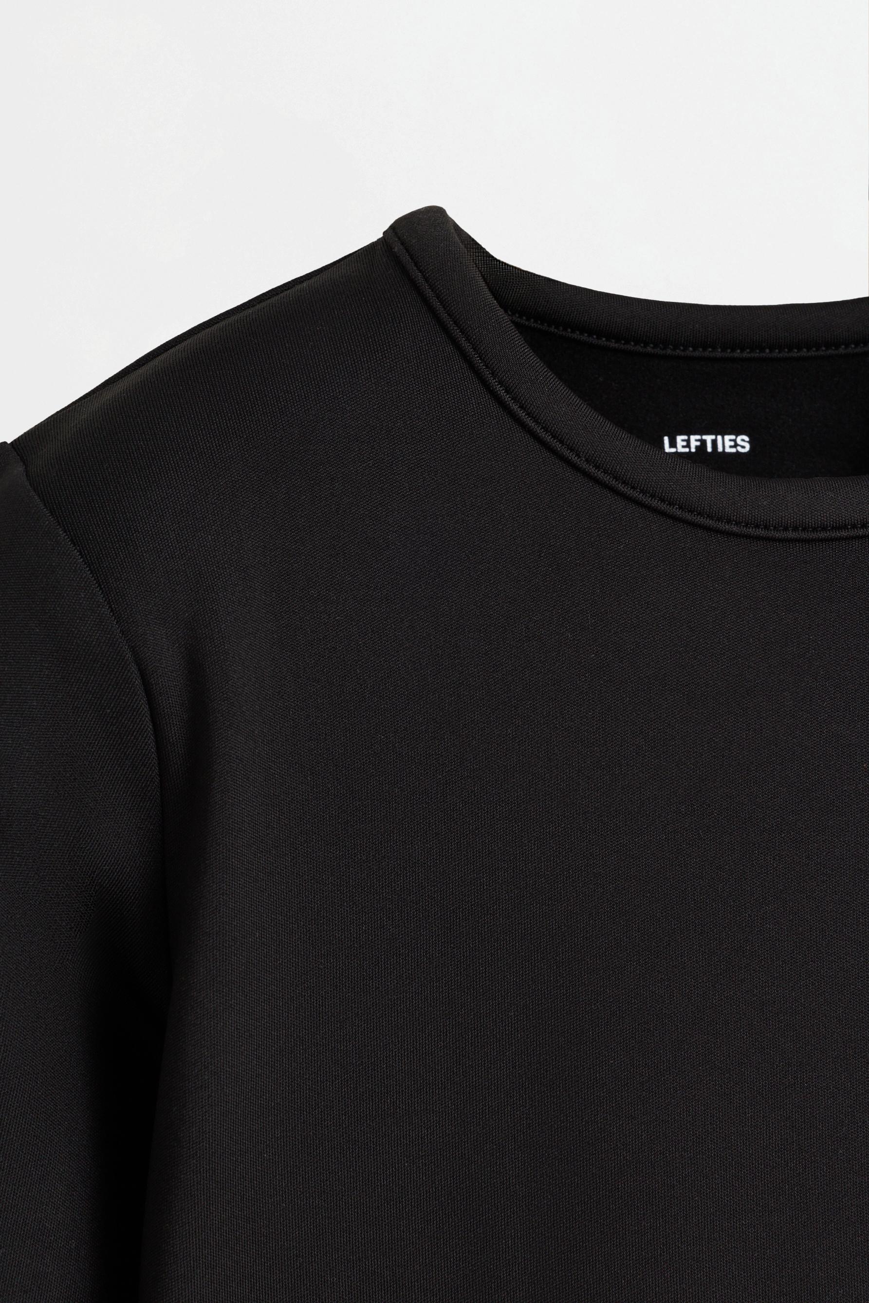 MEDIUM WEIGHT Thermal Comfort T-shirt — BLACK