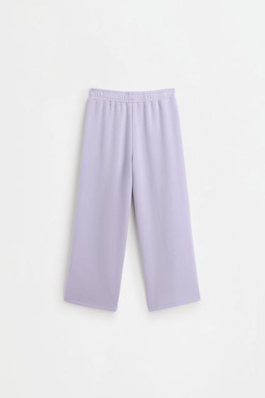 Viscose trousers with buttons — DARK MULBERRY 2