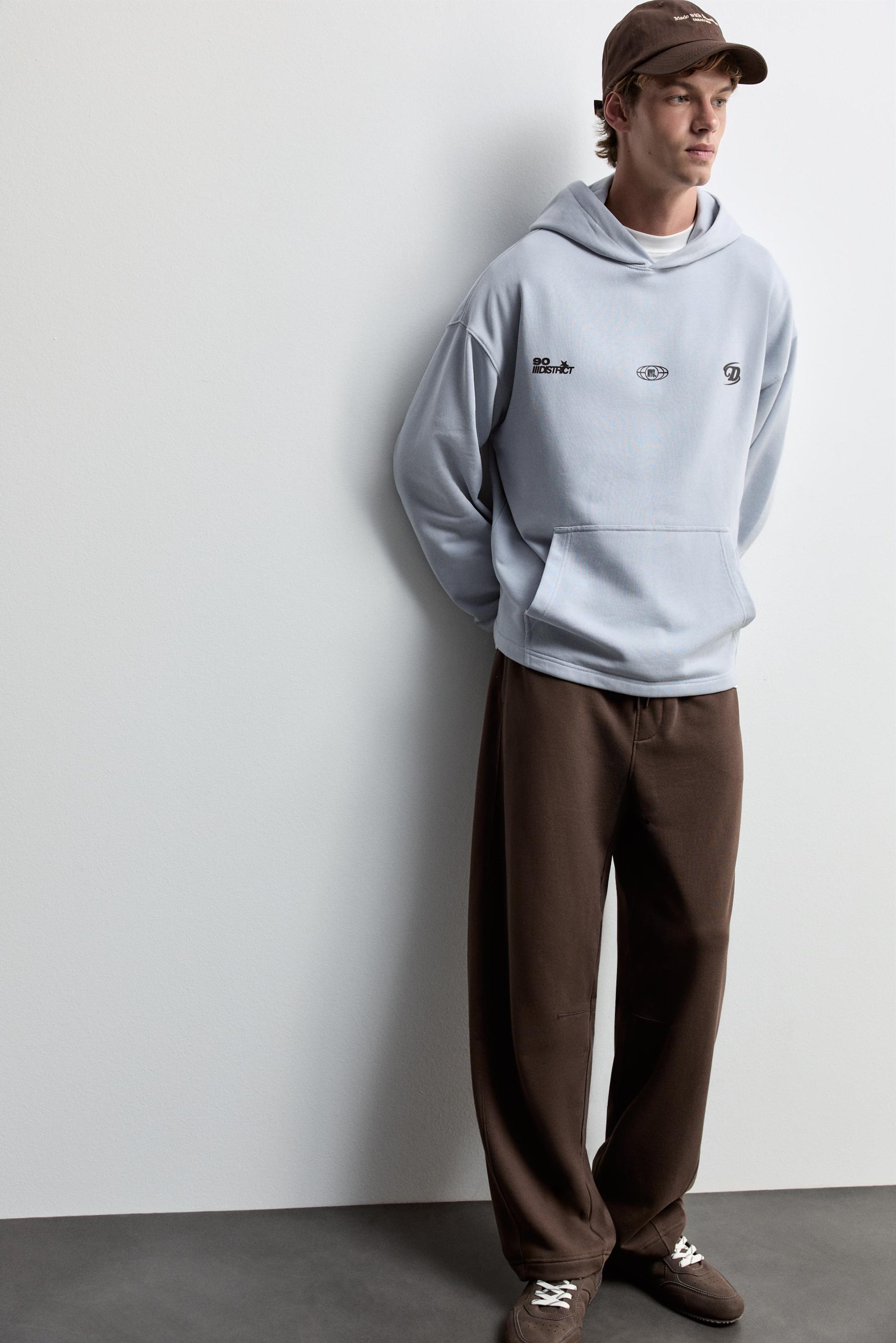 Barrel tracksuit trousers — CHOCOLATE