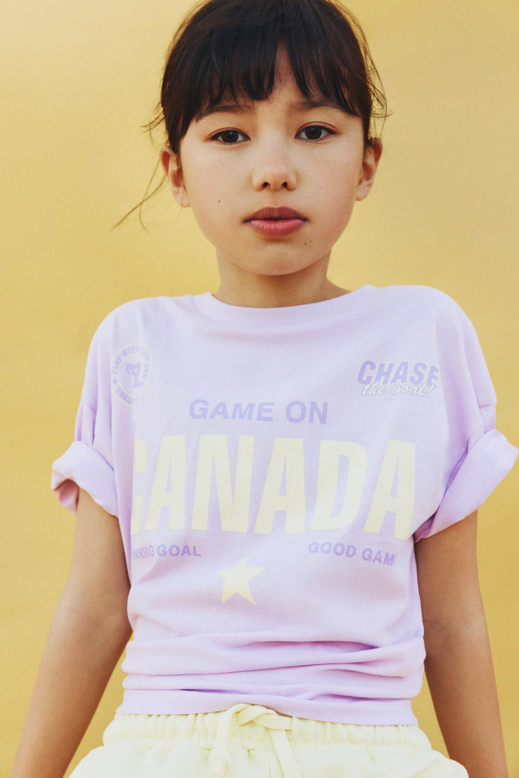 Printed T-shirt — PALE MAUVE