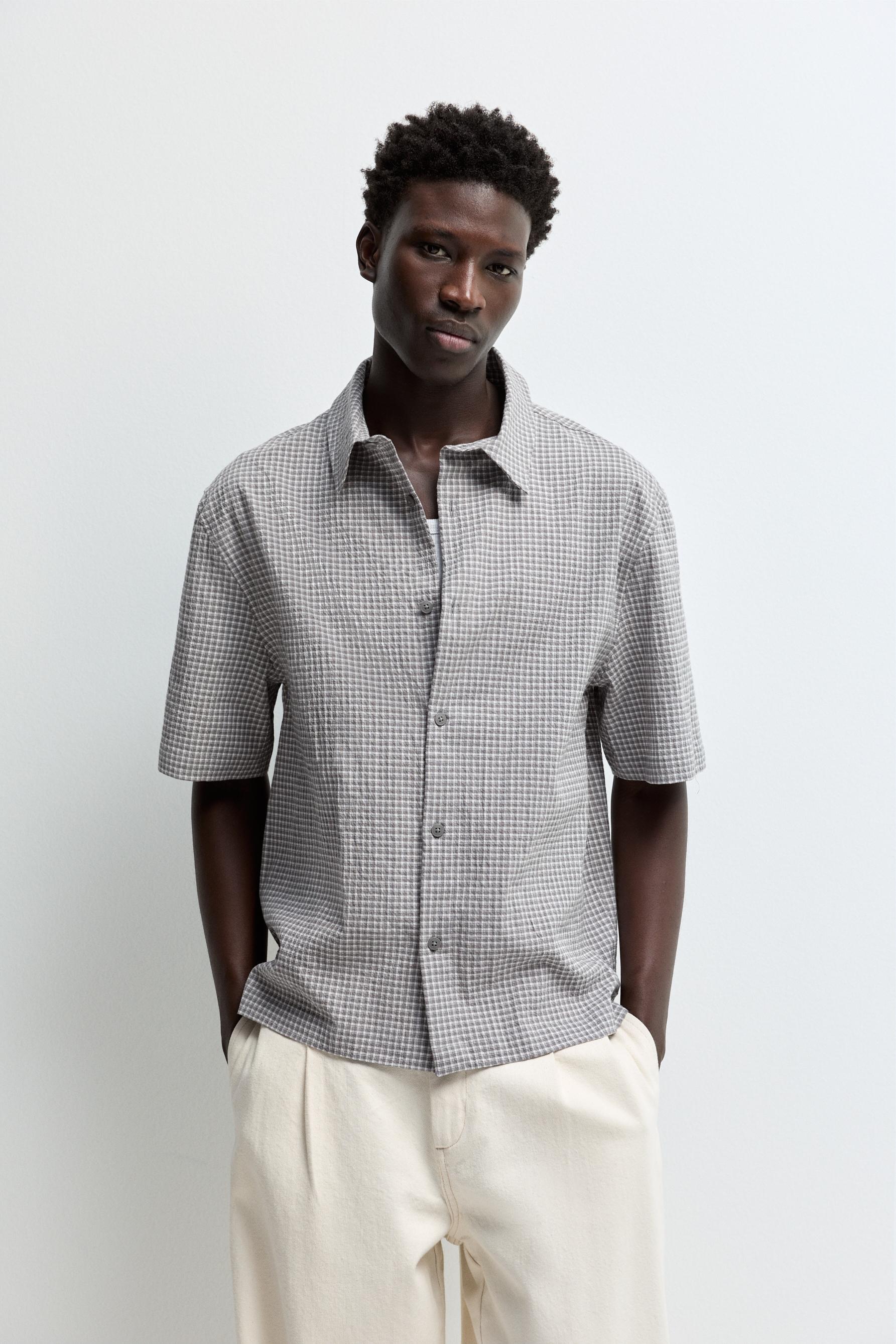 Camisa fluida cuadros