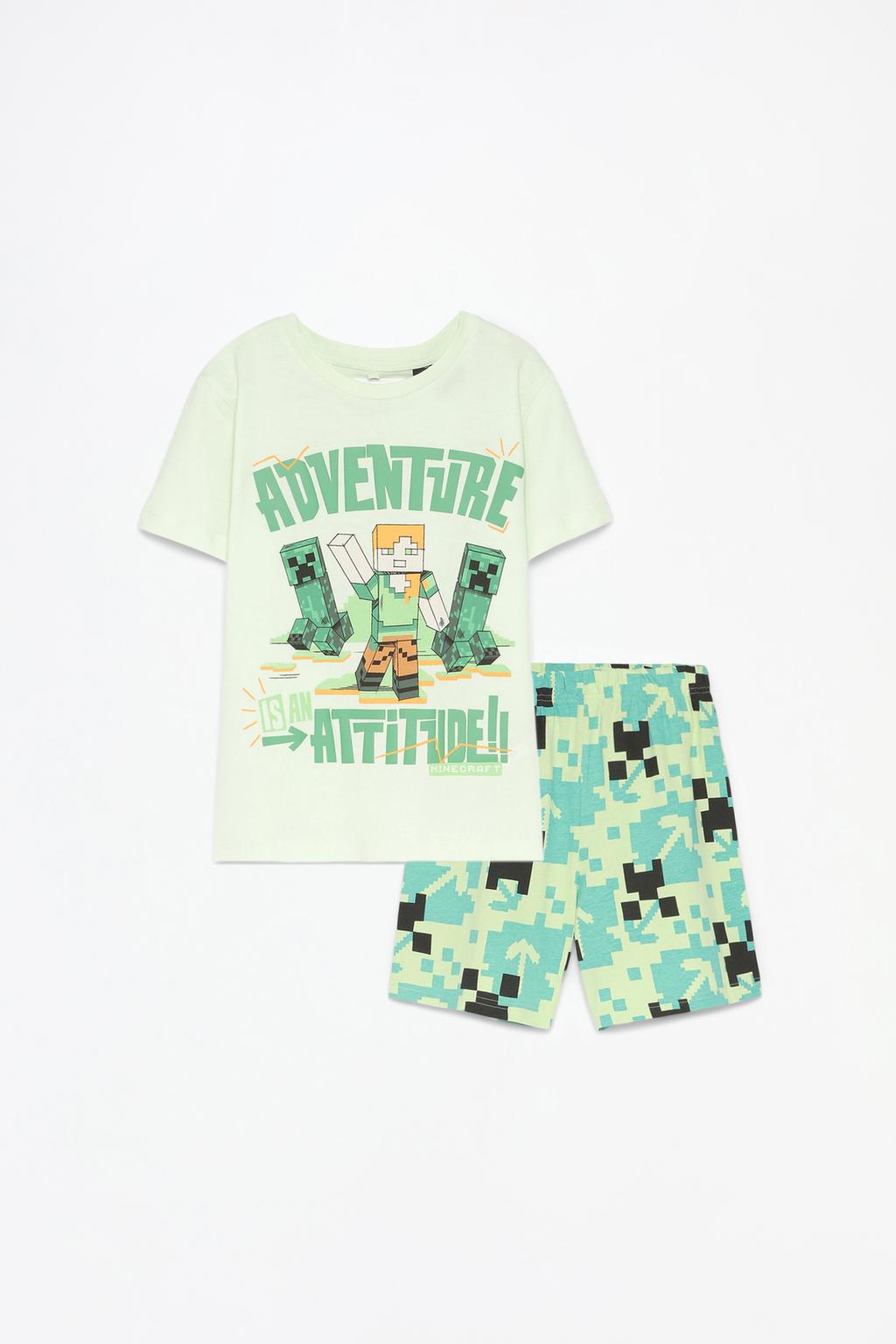 Pijama Minecraft curt