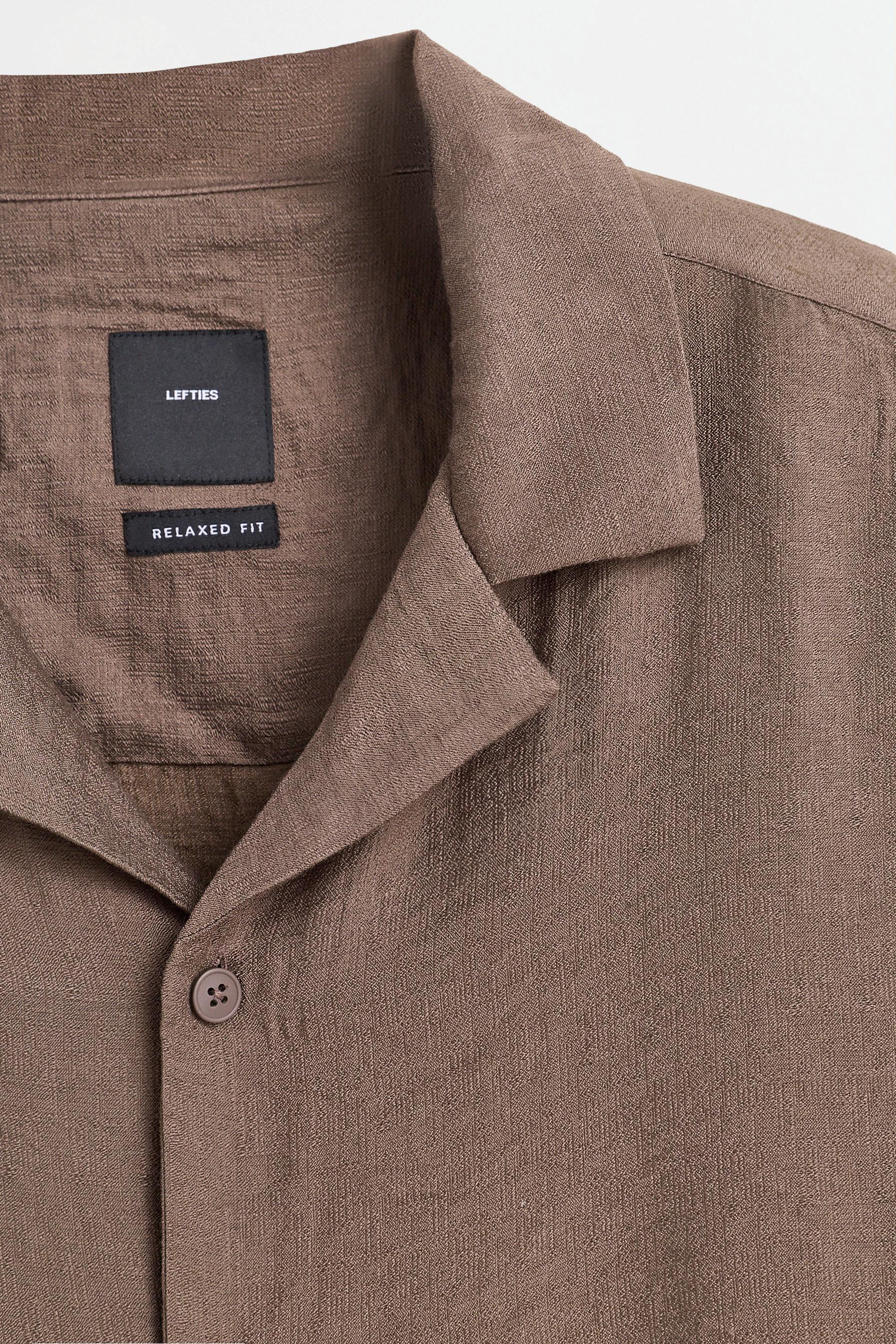 Flowing shirt — BROWN