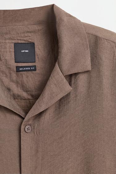 Flowing shirt — BROWN 7