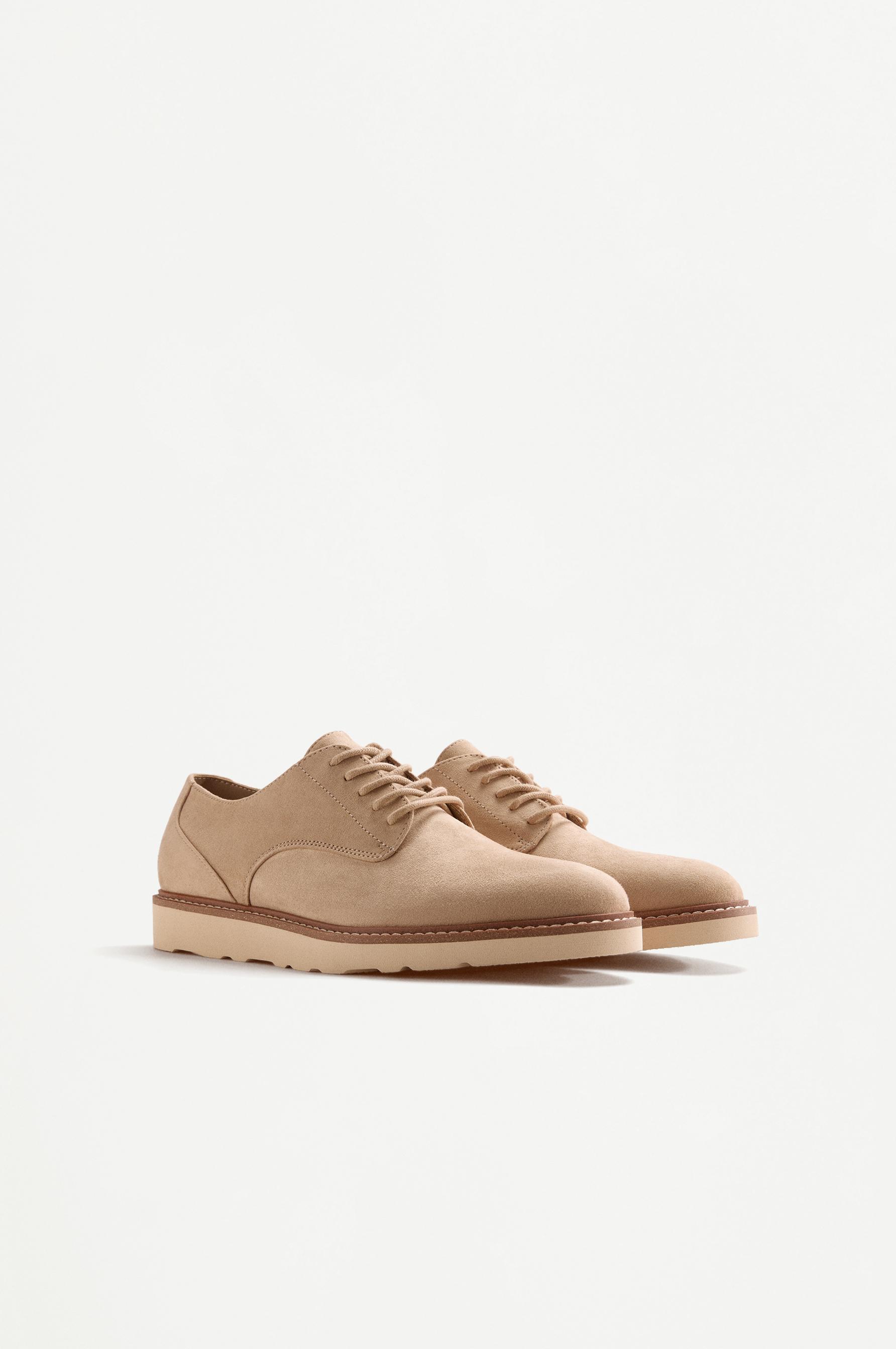 Blucher dress shoe — BEIGE