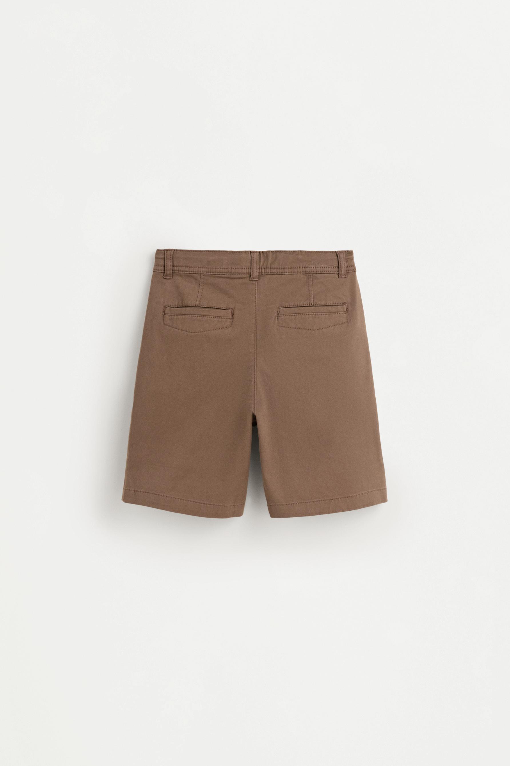 Chinese Bermuda shorts — CHOCOLATE