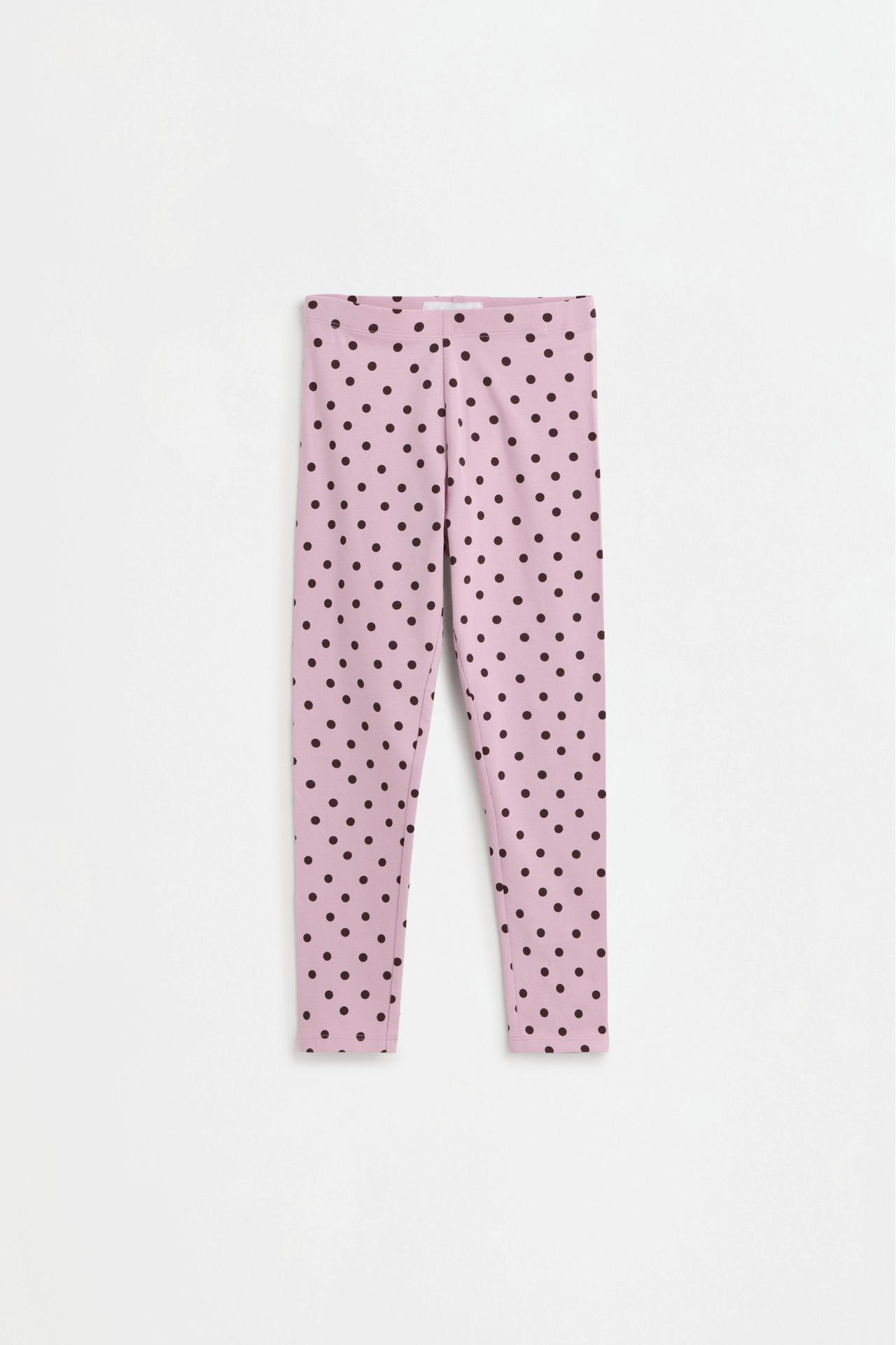 2-pack of contrast leggings — PALE MAUVE