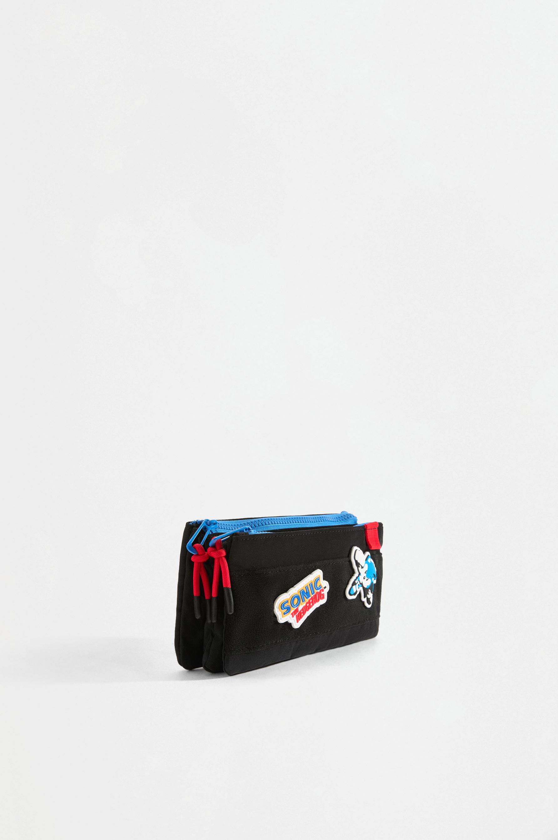 Triple SONIC™ | SEGA pencil case — BLACK