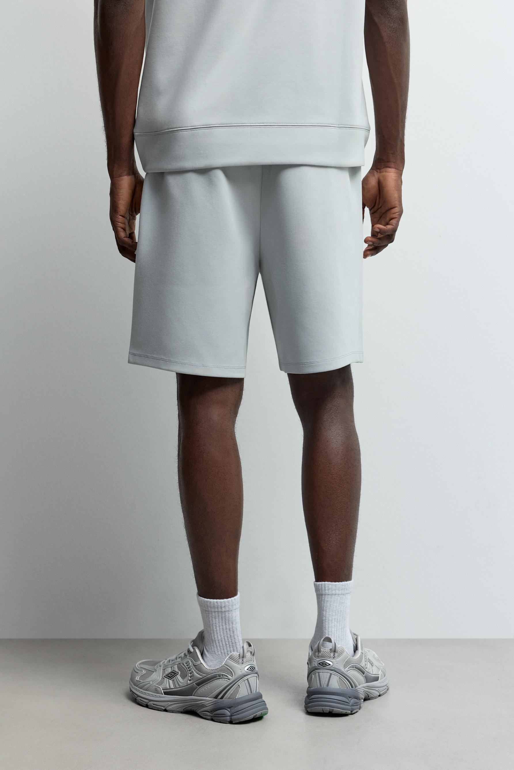 Basic interlock Bermuda shorts — HIELO