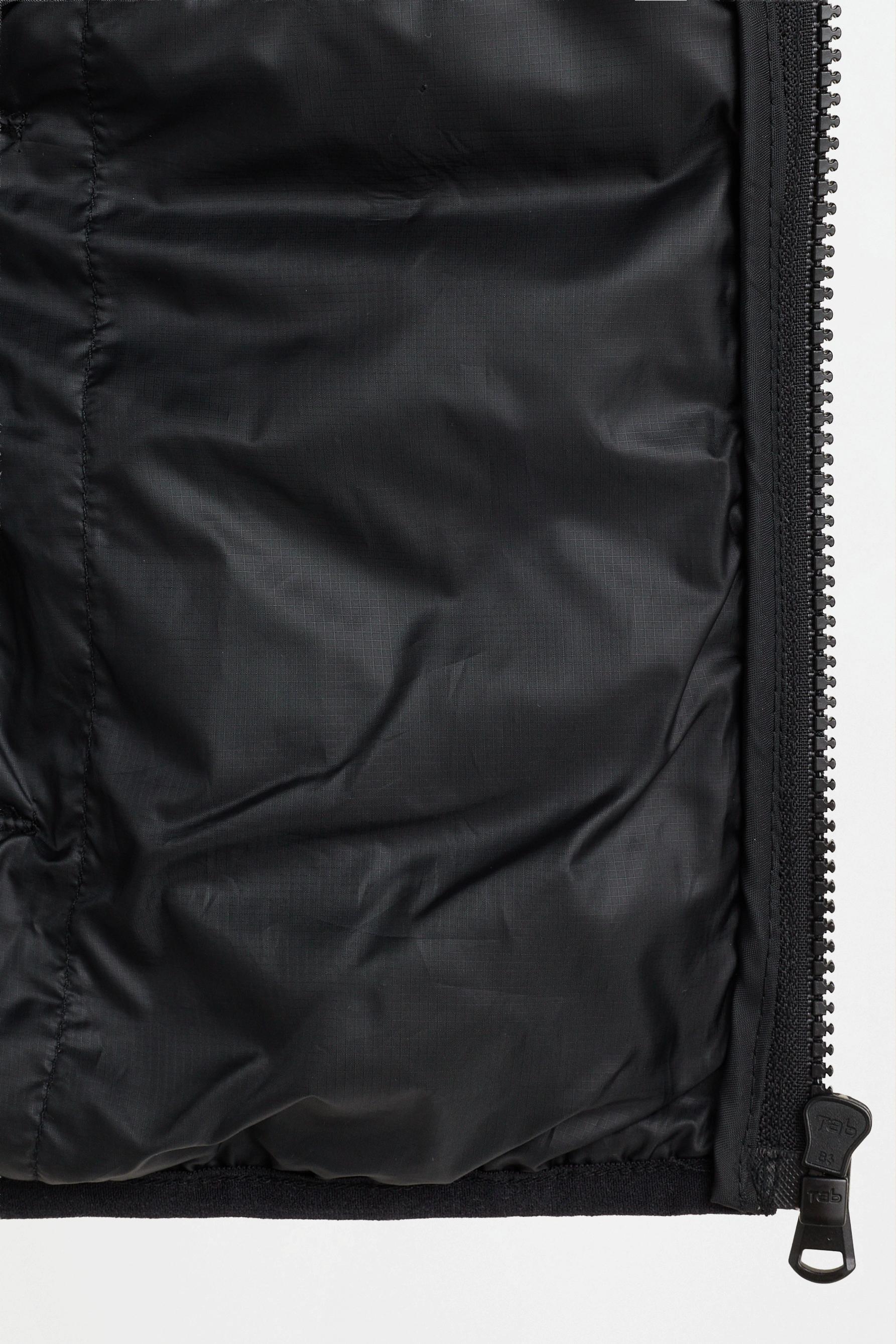 Lightweight quilted gilet — BLACK
