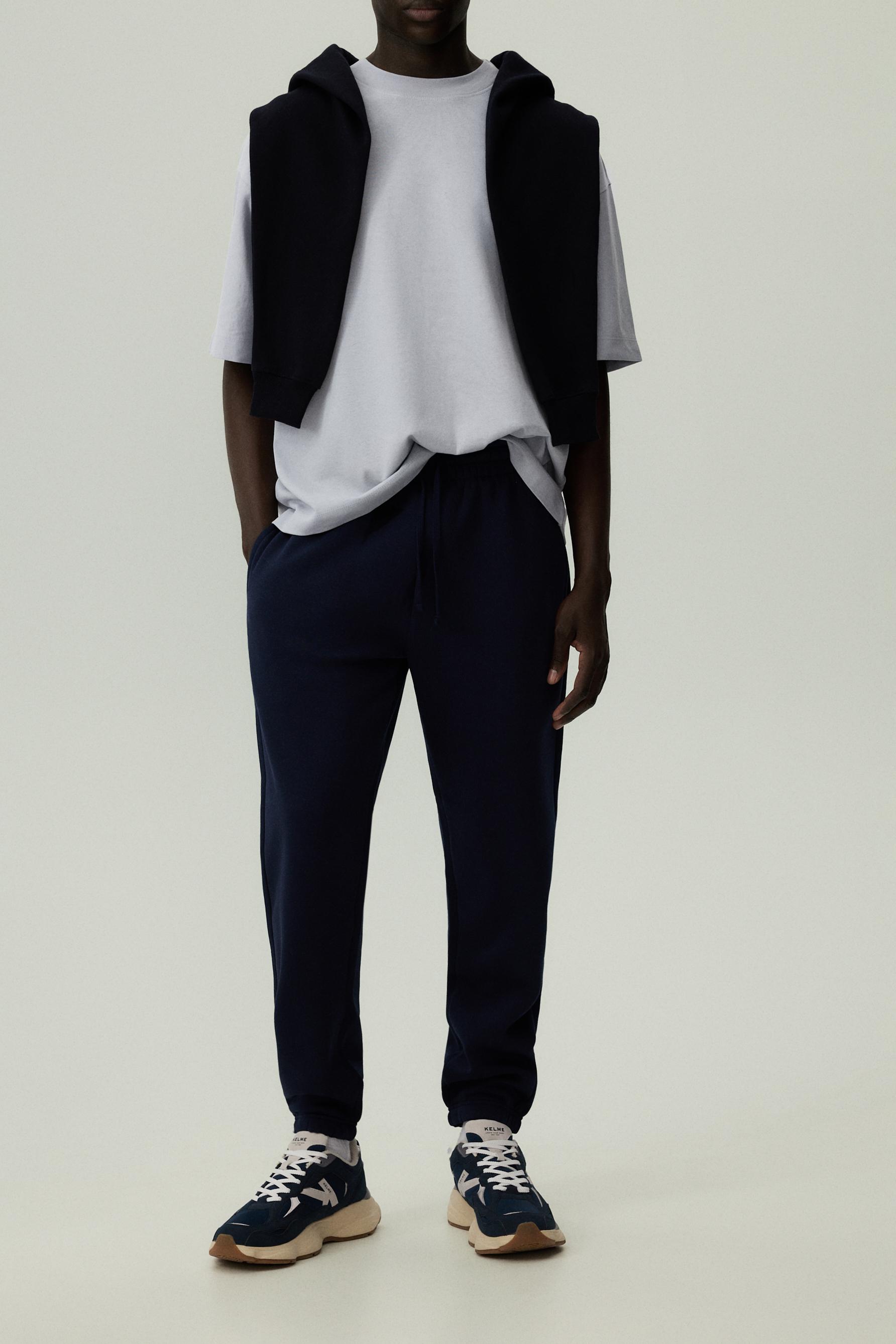 Pack of 3 basic tracksuit bottoms — BLACK