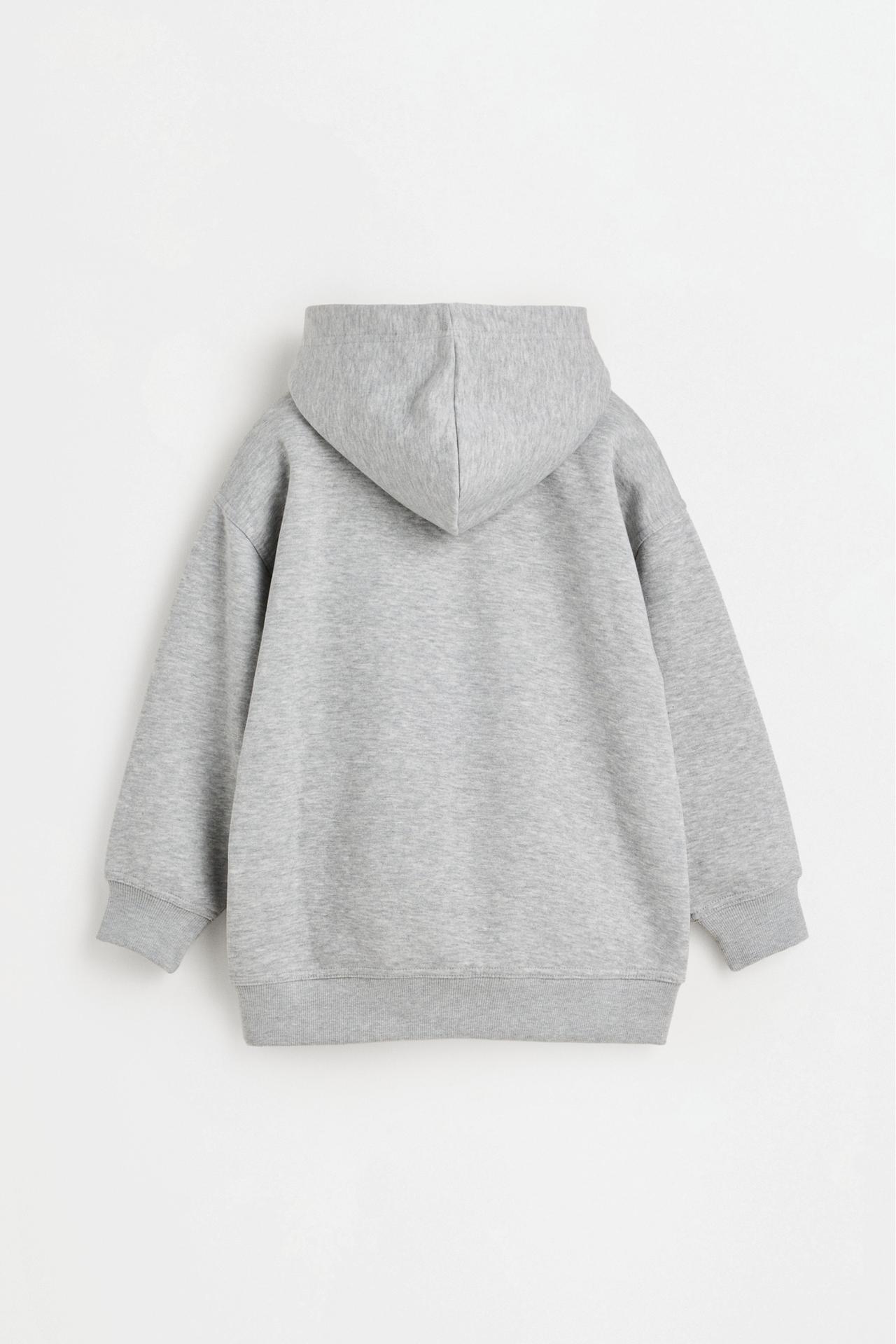 Hoodie — GREY MARL