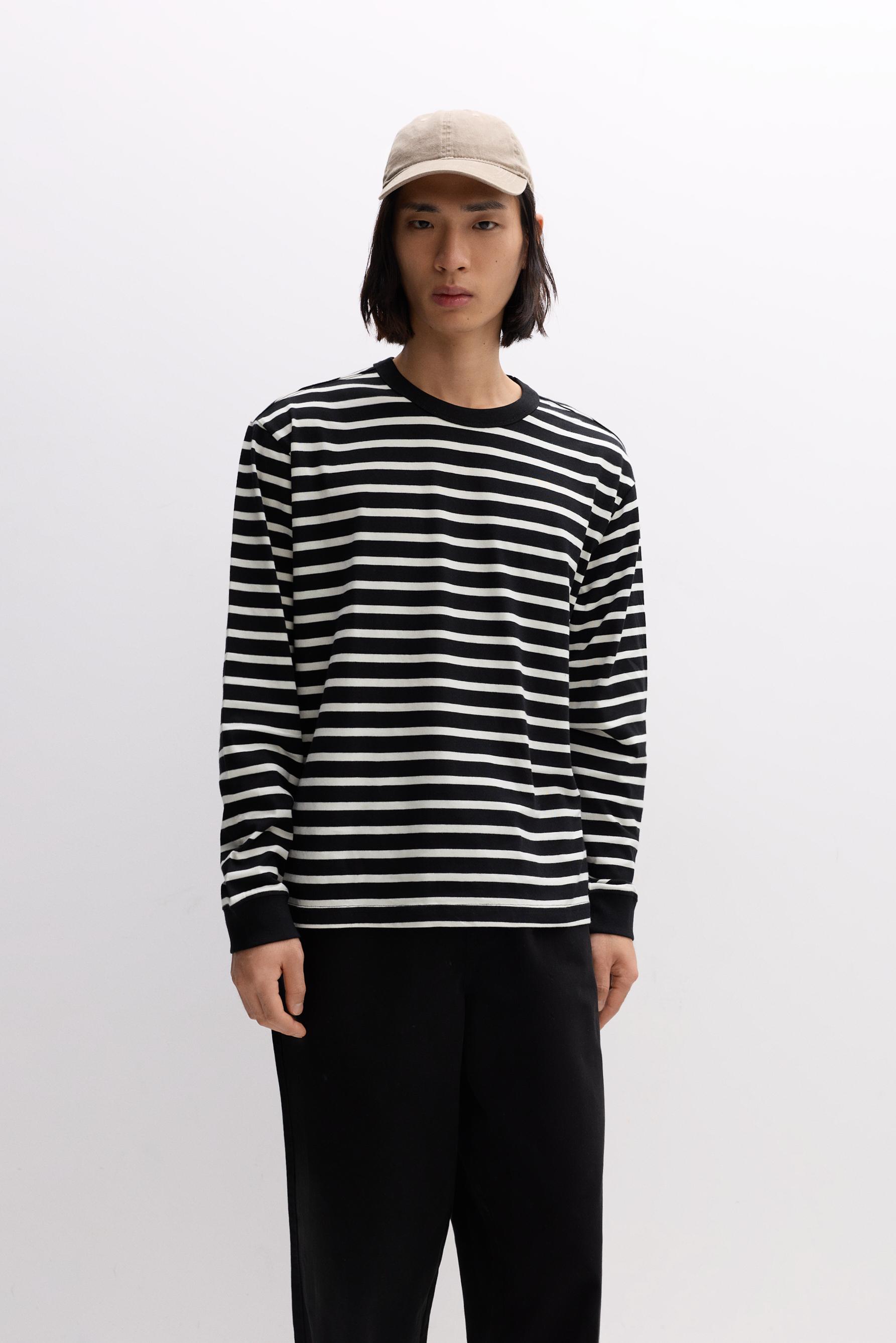 Camiseta rayas manga larga