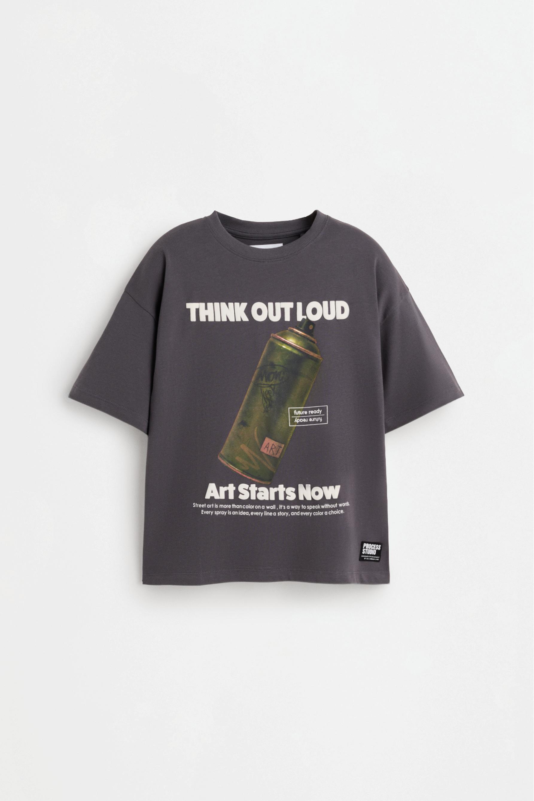 Oversize printed T-shirt — LEAD