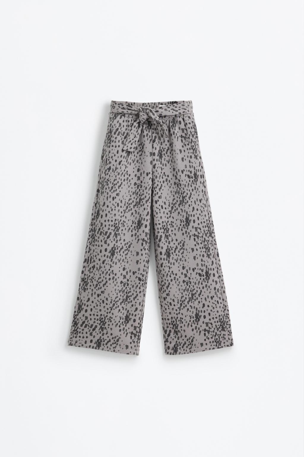Pantalón culotte estampados nudo