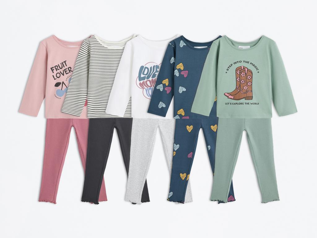 Pack 5 conjunts de samarreta i leggings