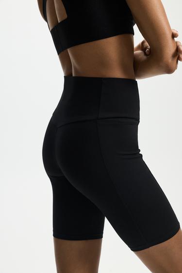 Shaping effect sports cycling leggings. — BLACK 4