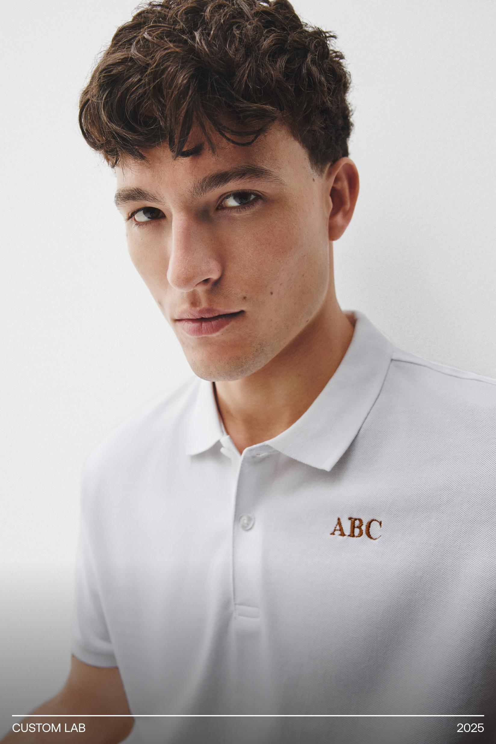 Basic polo shirt — WHITE