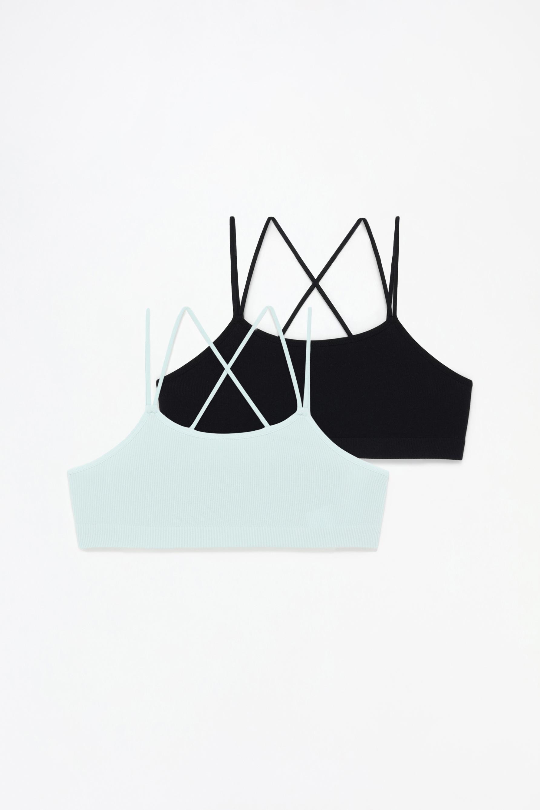 Pack de 2 tops de tirantes sin costuras