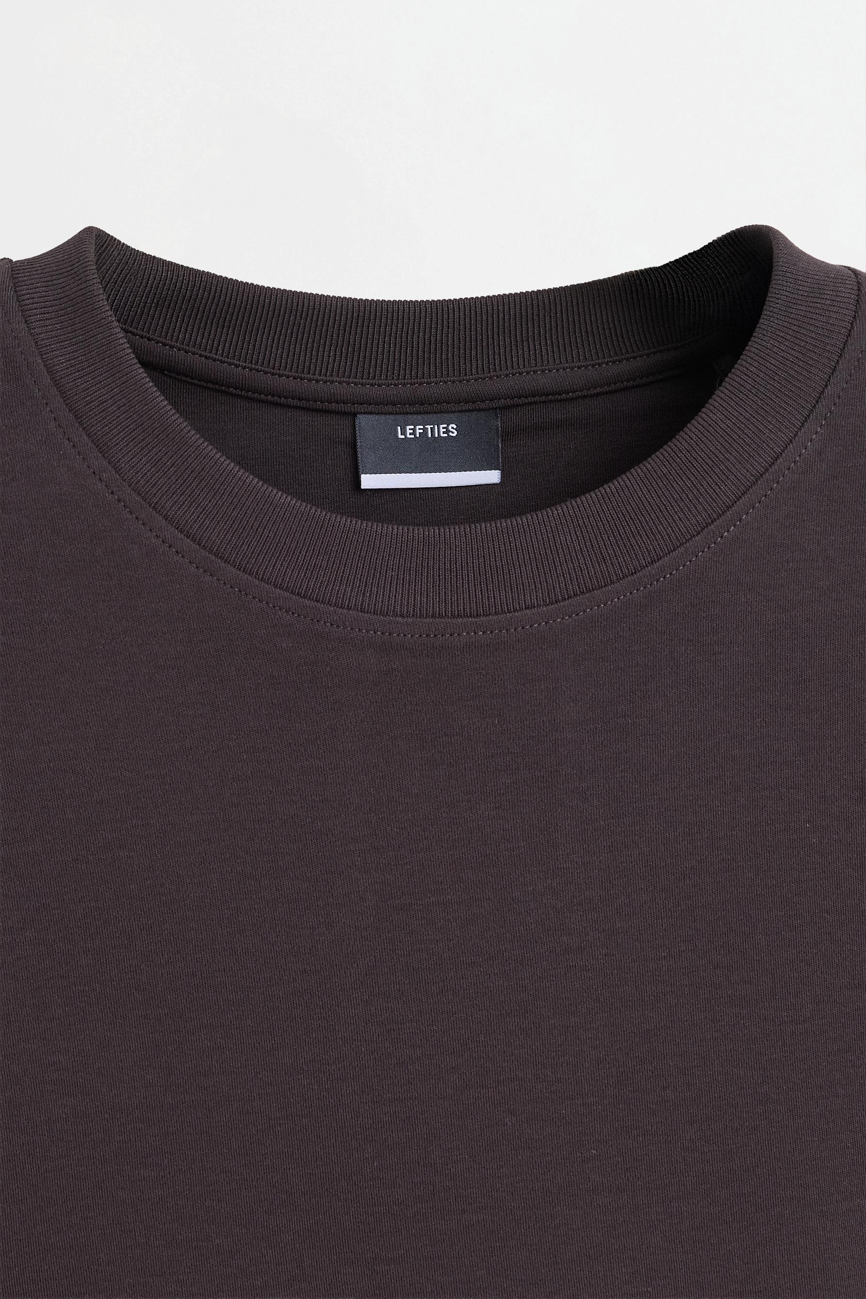 Basic interlock T-shirt — CHOCOLATE