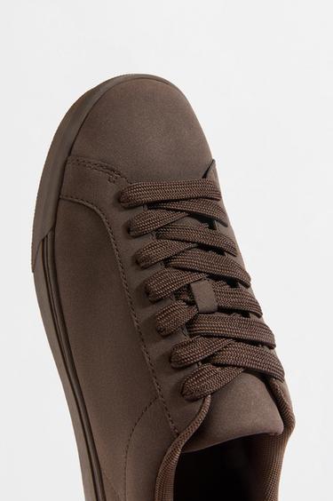 Casual sneakers — BROWN 4