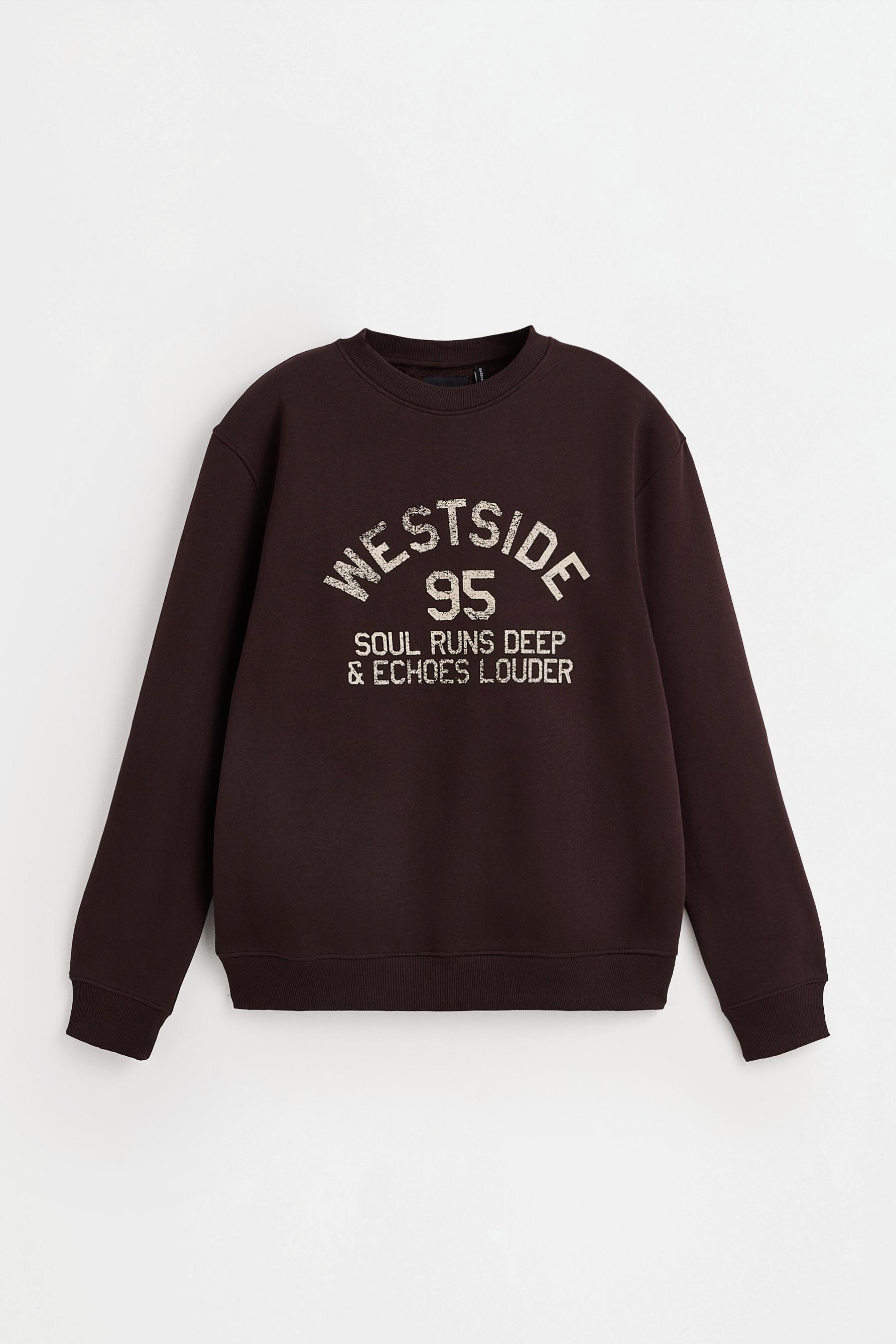 Sudadera estampado texto