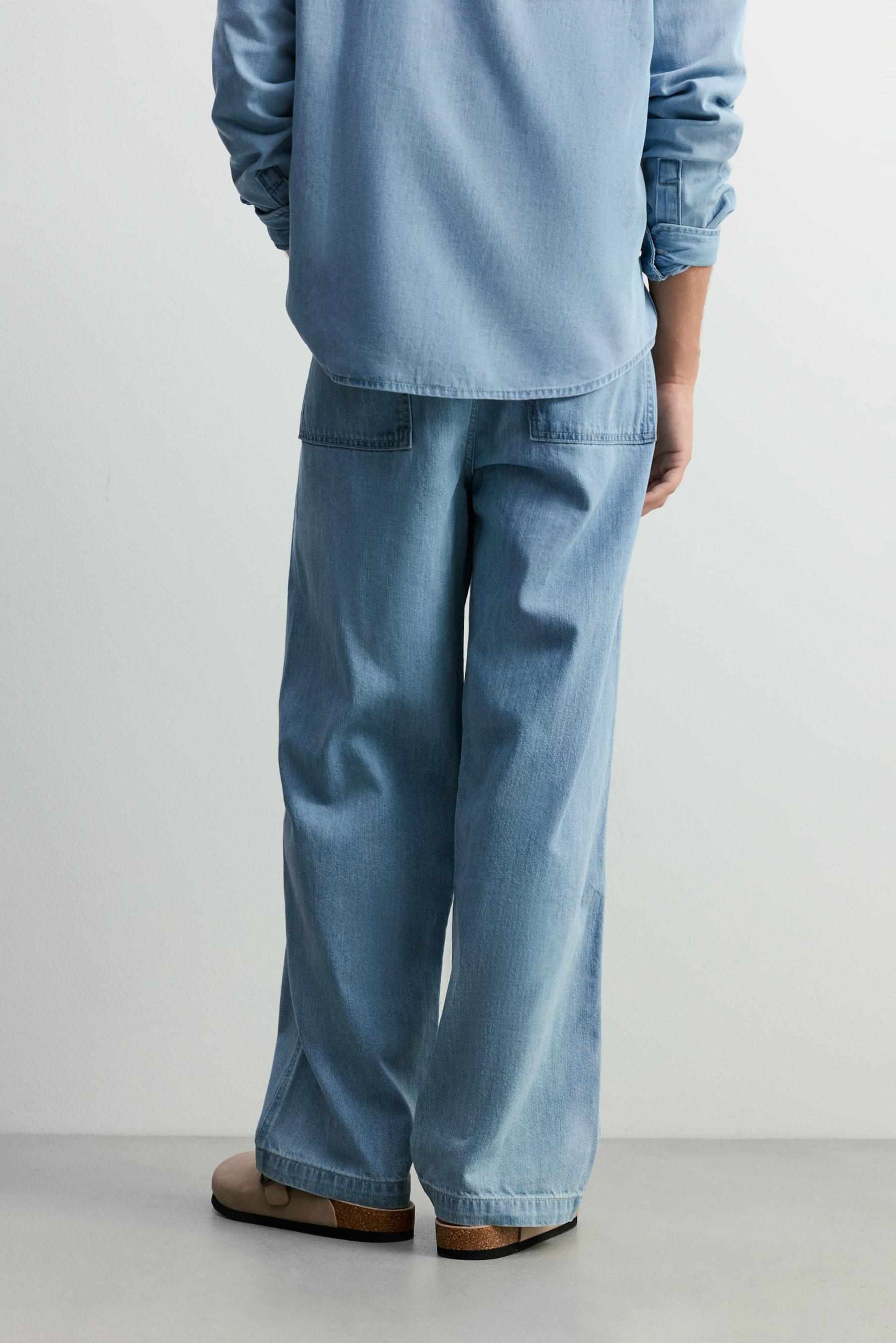Baggy jogger jeans — PALE BLUE