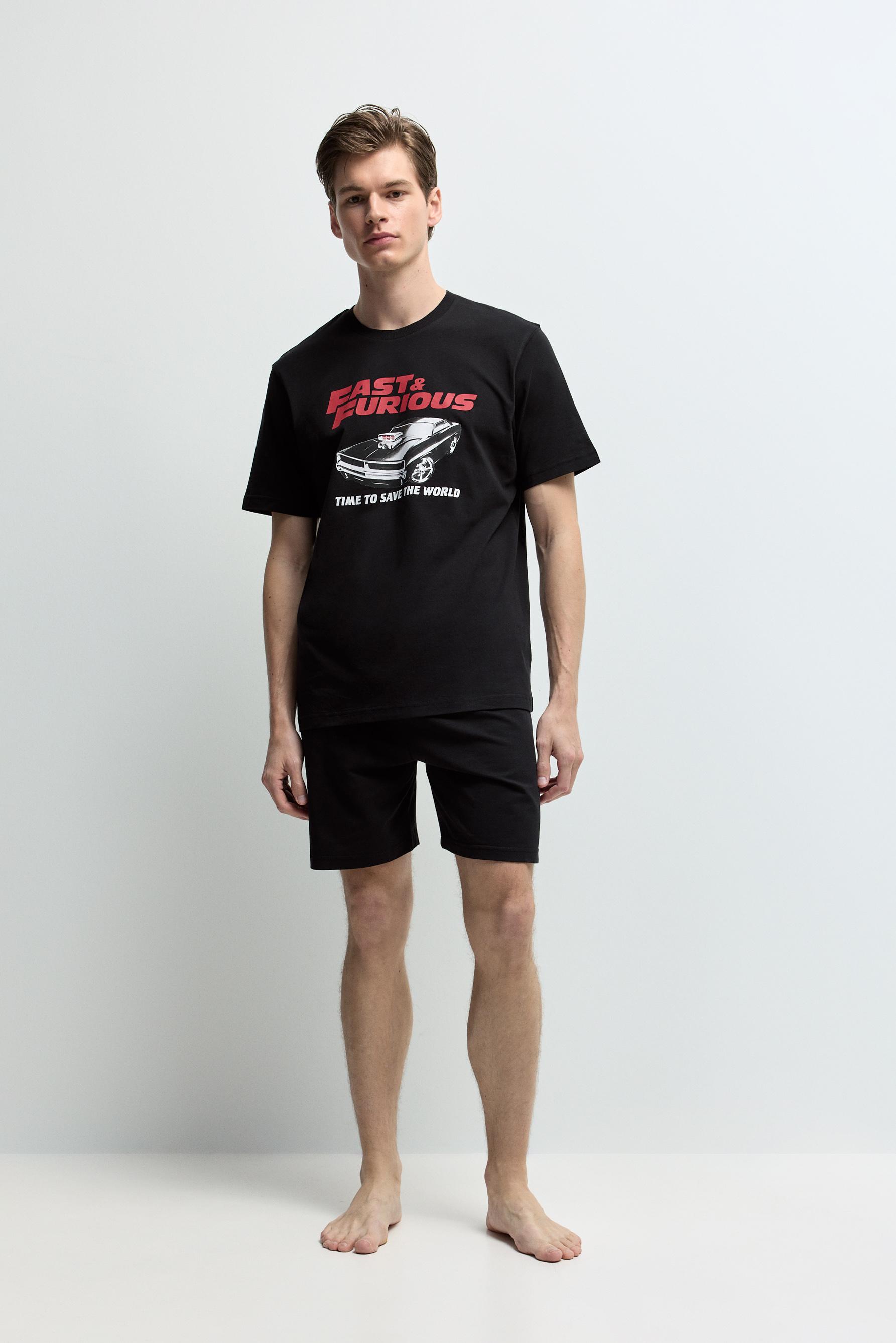 Pijama corto Fast & Furious ©Universal.