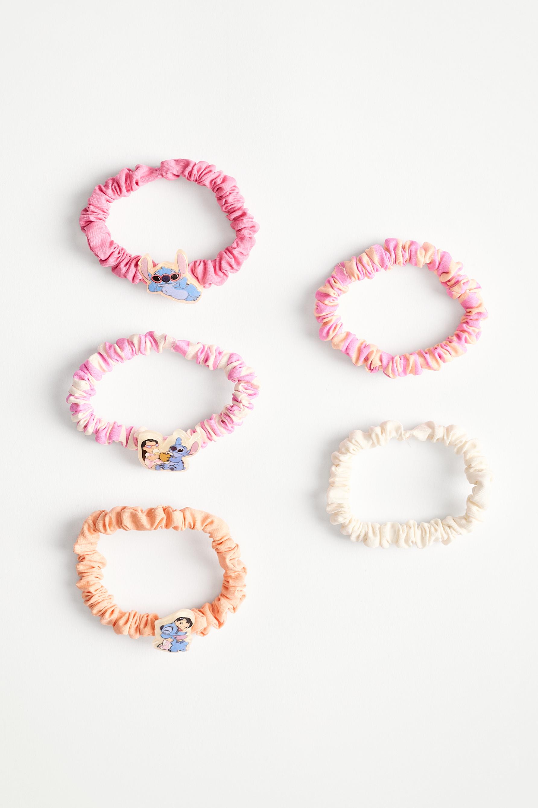 Lilo & Stitch ©Disney Scrunchies (5-Pack) — ORANGE