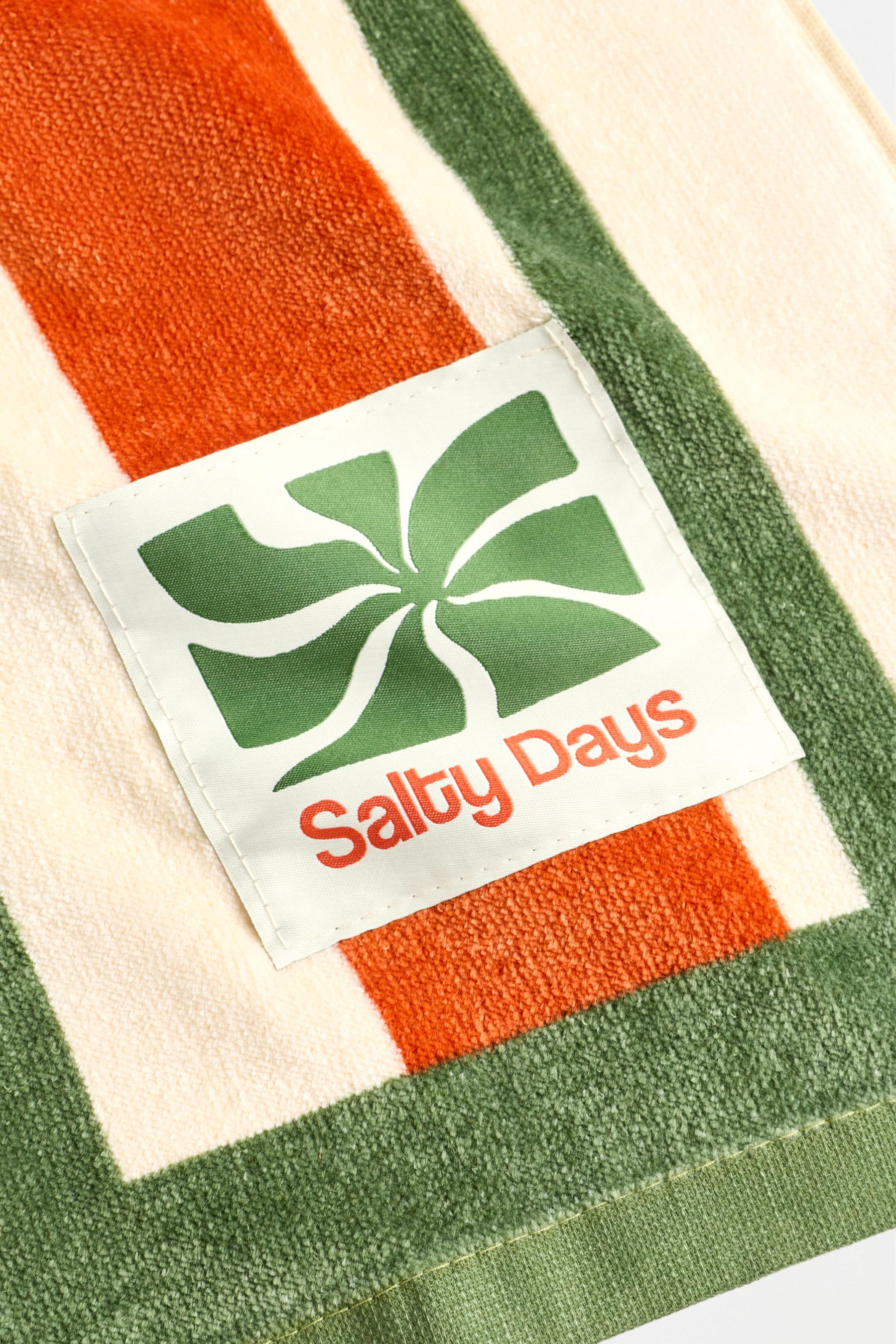 Striped towel — ECRU