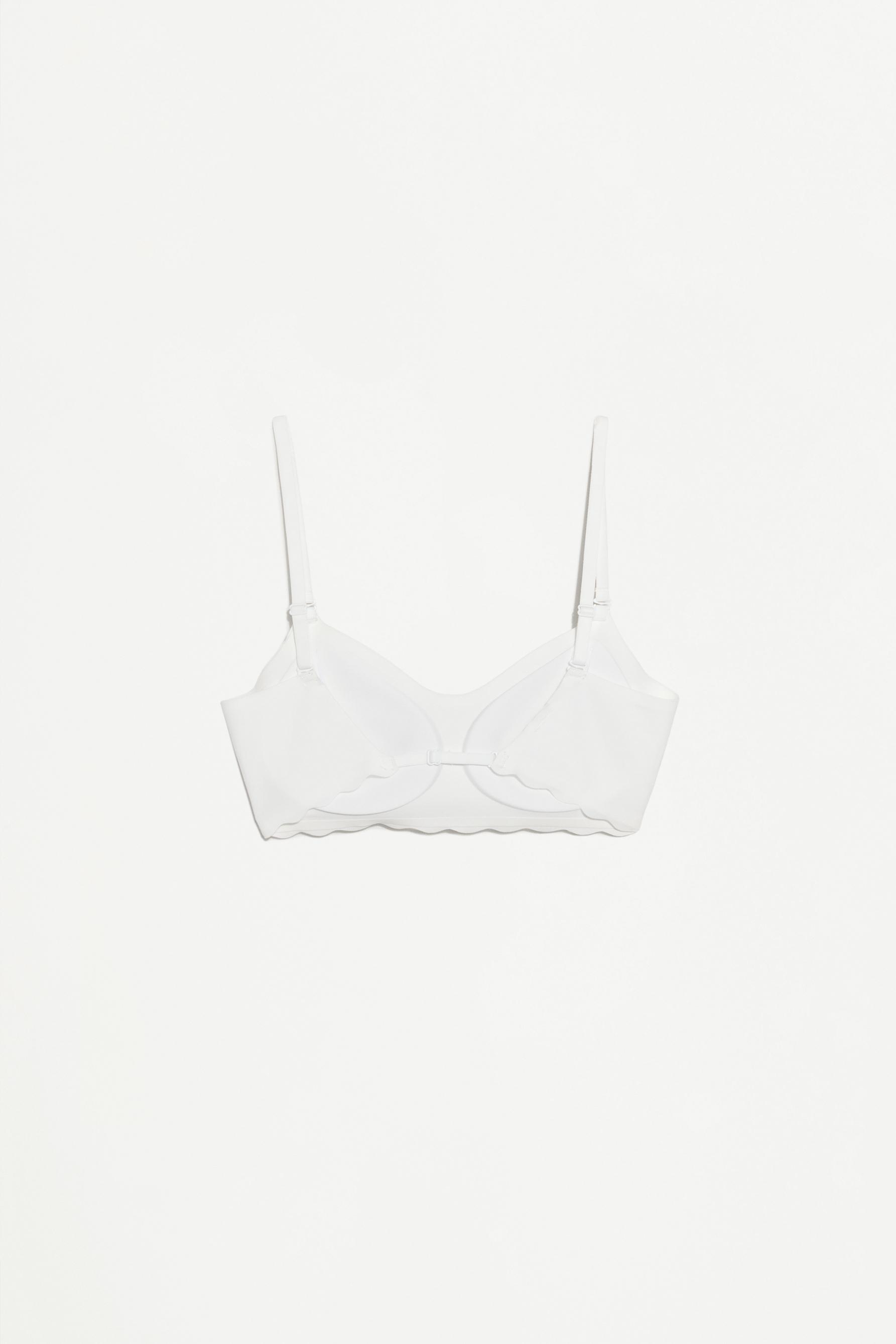 Multi-way low-back bra — WHITE