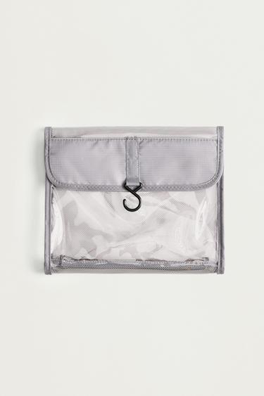 Foldable travel toiletry bag — PEARL GREY 1