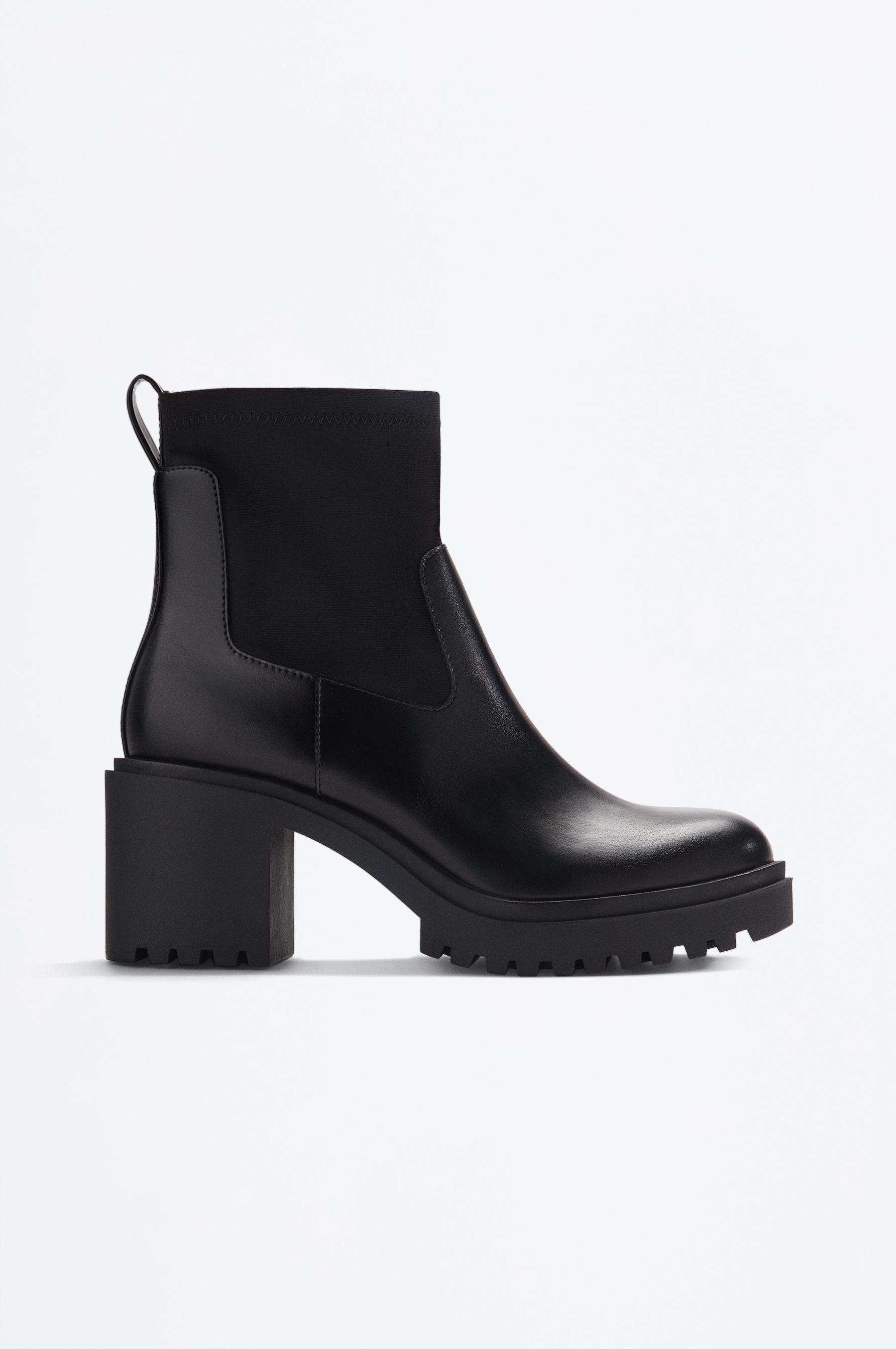 Botín chelsea tacón