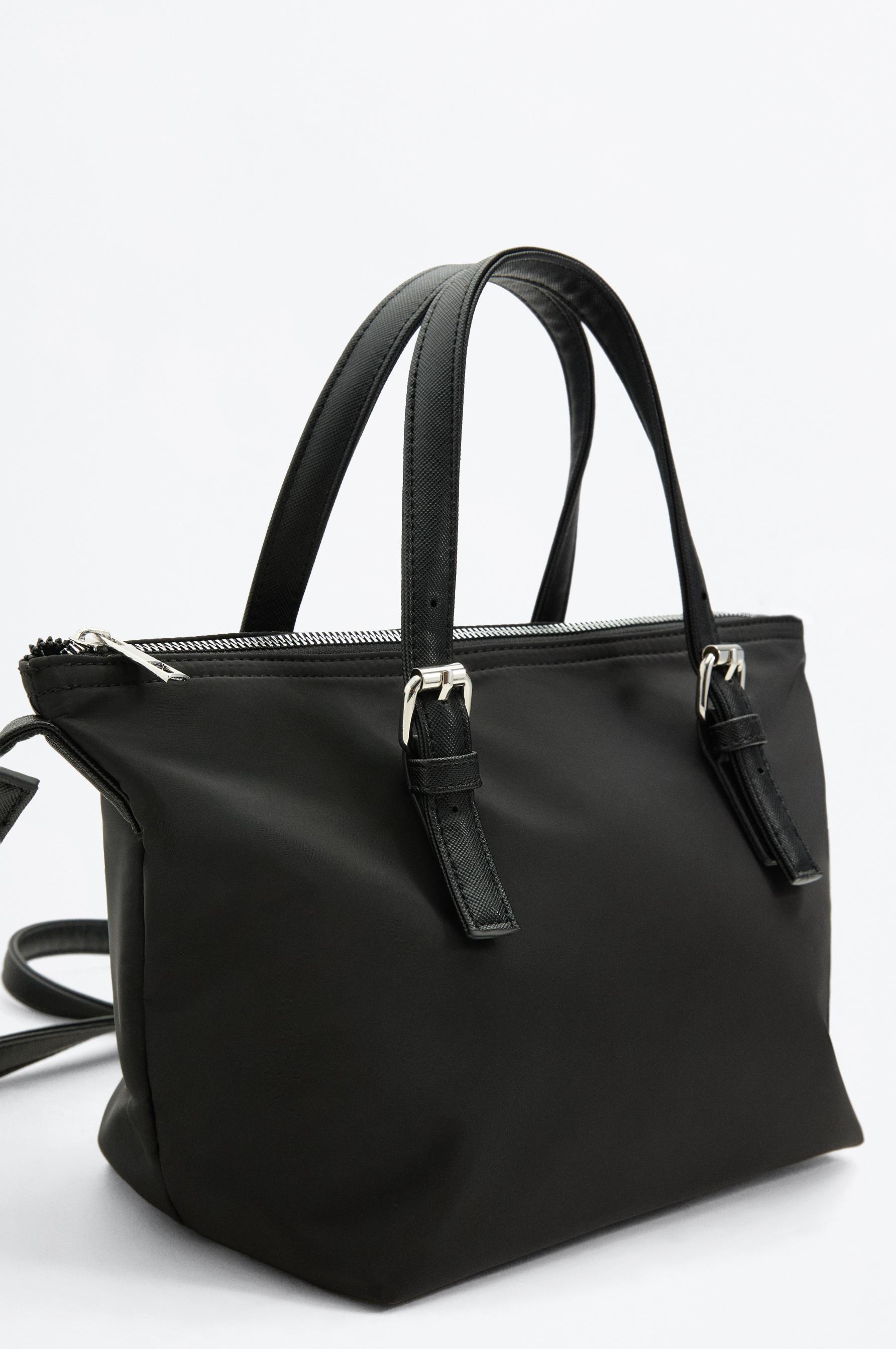 Mini shoulder bag — BLACK