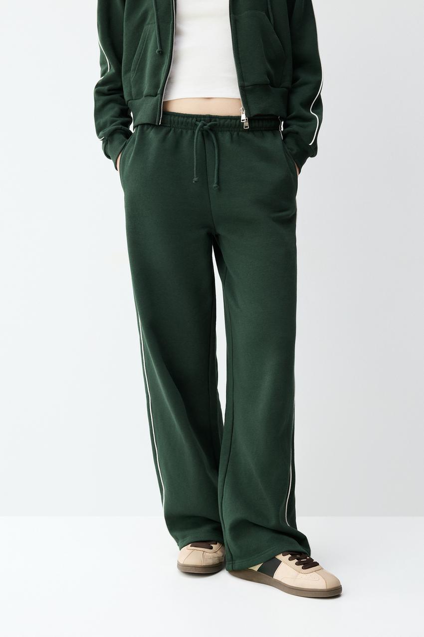 Pantalones Cargo Pantalon Franja Lateral Mujer Pantalón Chándal