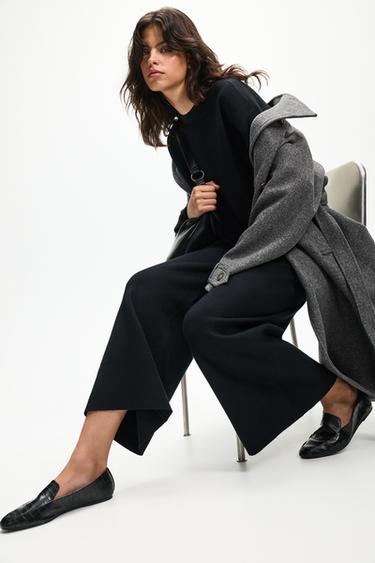 Knit culottes — BLACK 2