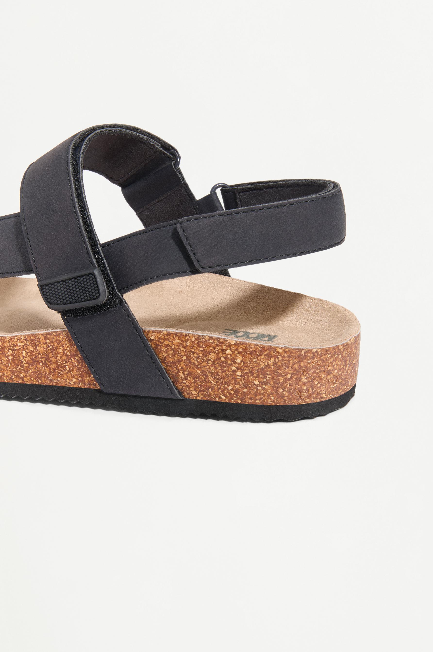 Multi-strap sandals — BLACK