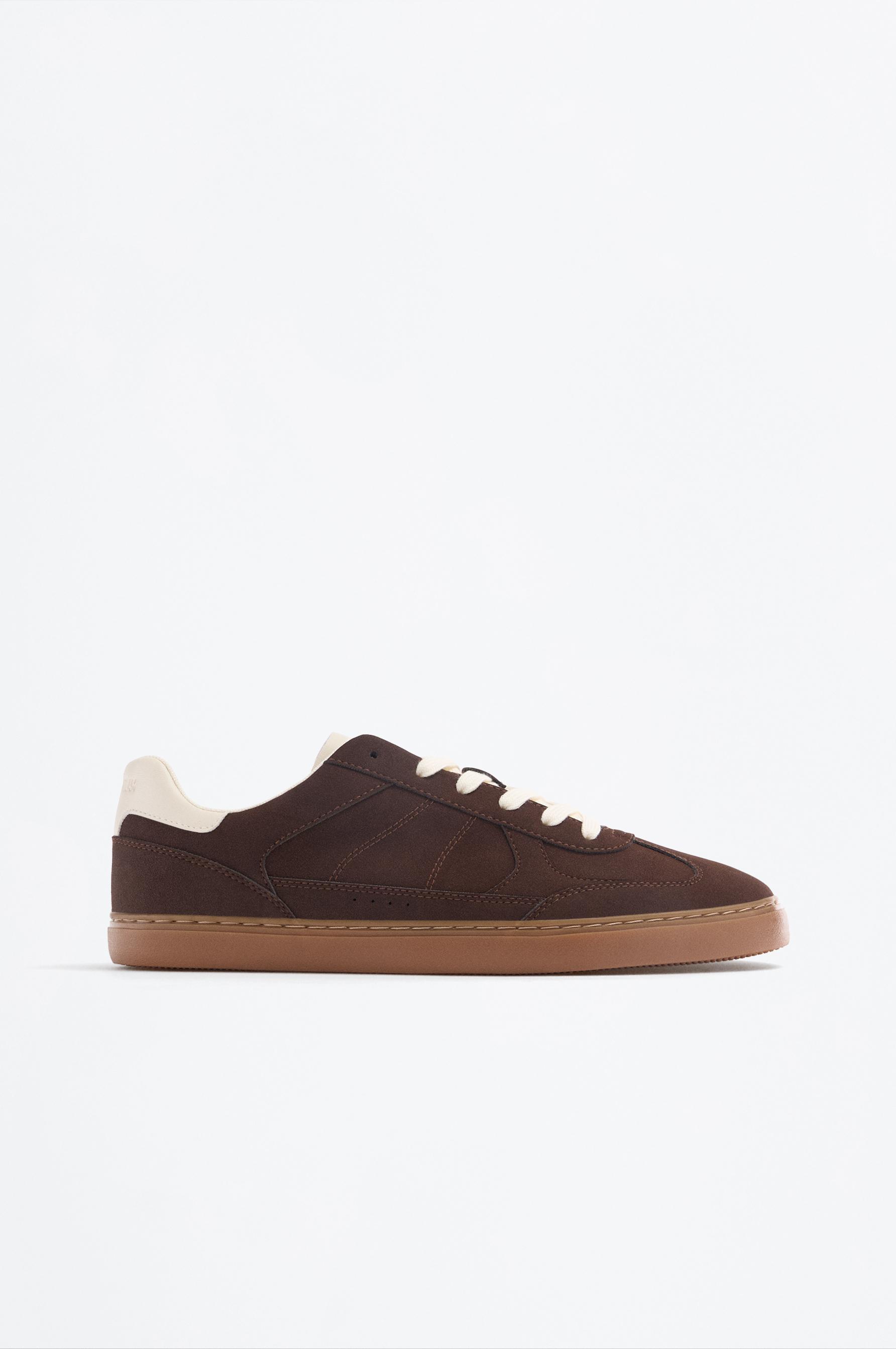 Zapatilla efecto suede