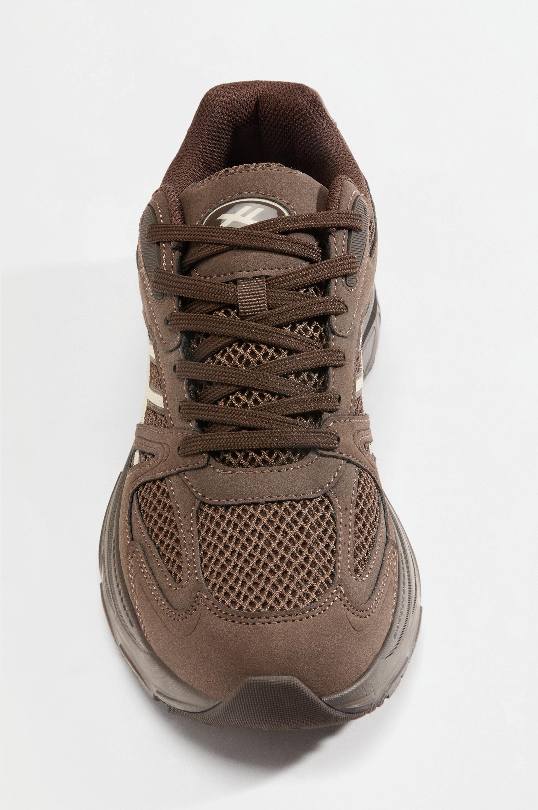 Multi-piece trainers — BROWN